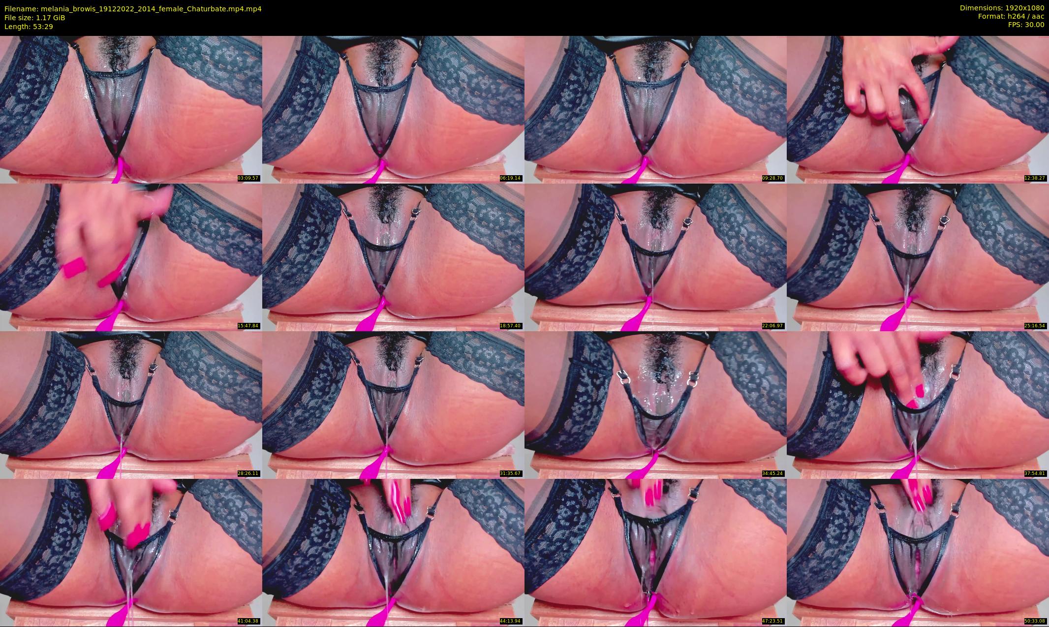 melania_browis — 54 minute Chaturbate female cam show recording, 1080p, Dec 19, 2022