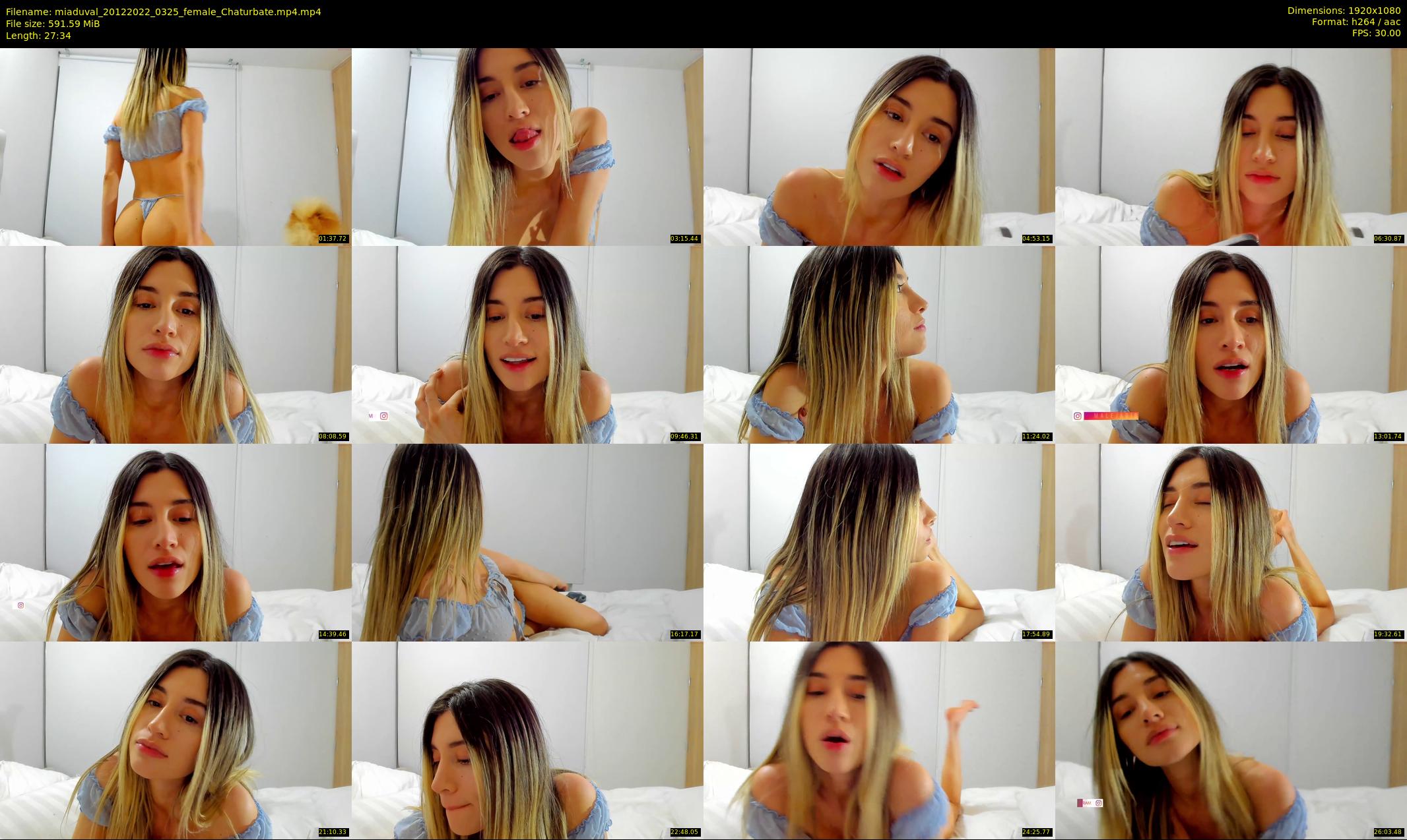 miaduval — 28 minute Chaturbate female cam show recording, 1080p, Dec 20, 2022