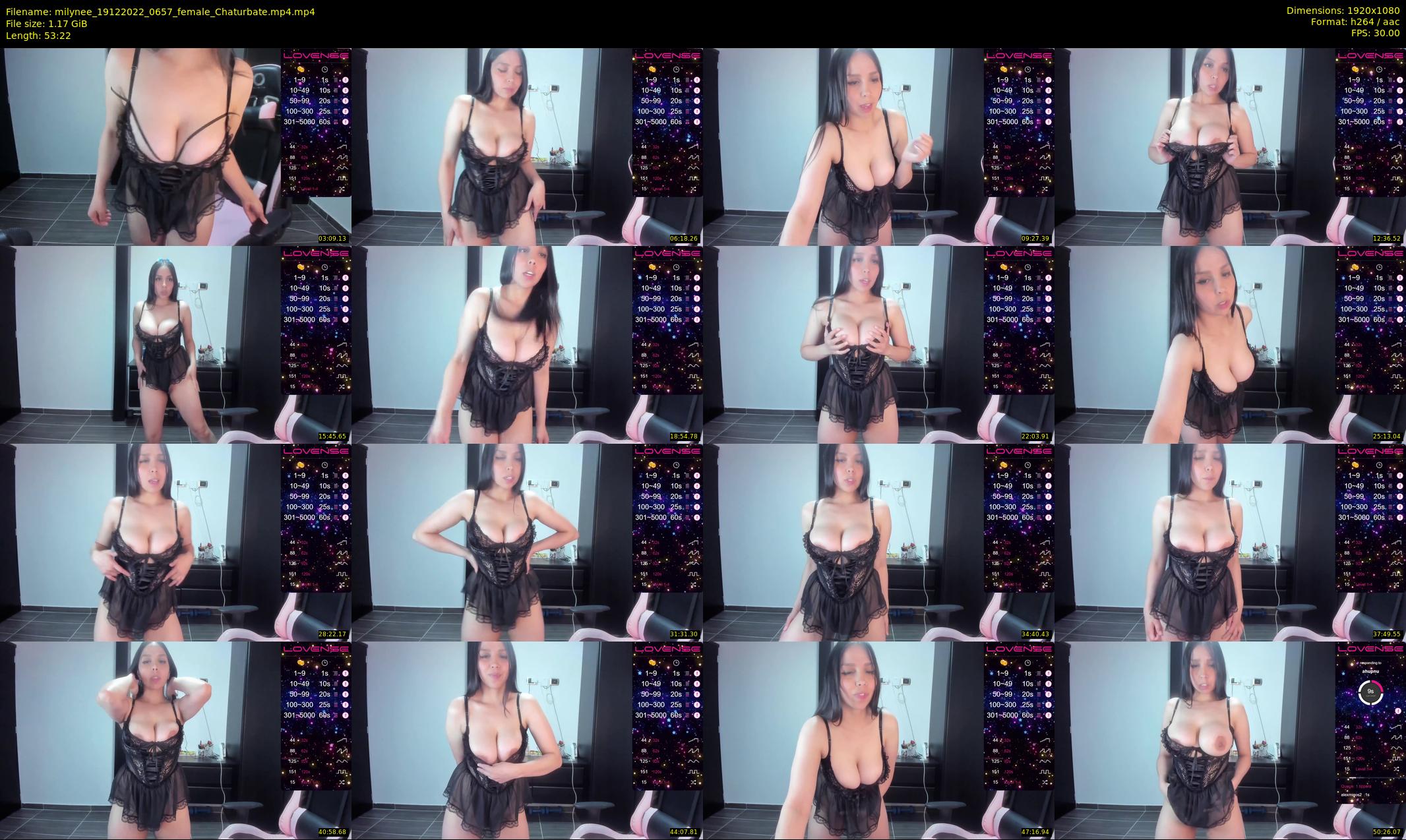 milynee — 54 minute Chaturbate female cam show recording, 1080p, Dec 19, 2022