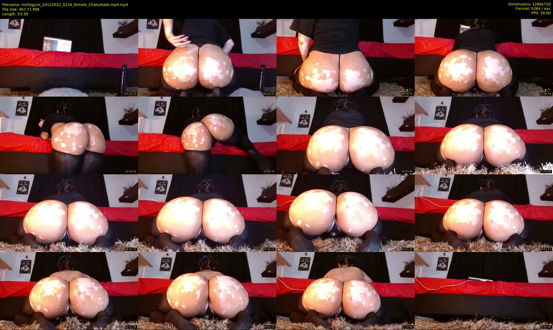mollyguns — 54 minute Chaturbate female cam show recording, 720p, Dec 20, 2022