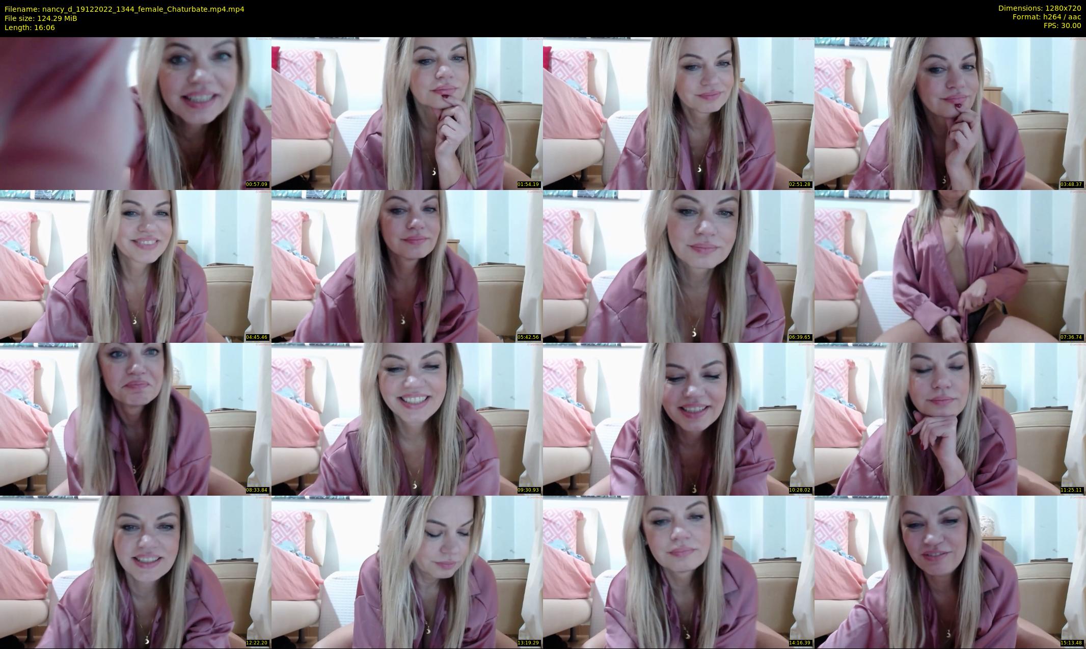 nancy_d — 17 minute Chaturbate female cam show recording, 720p, Dec 19, 2022