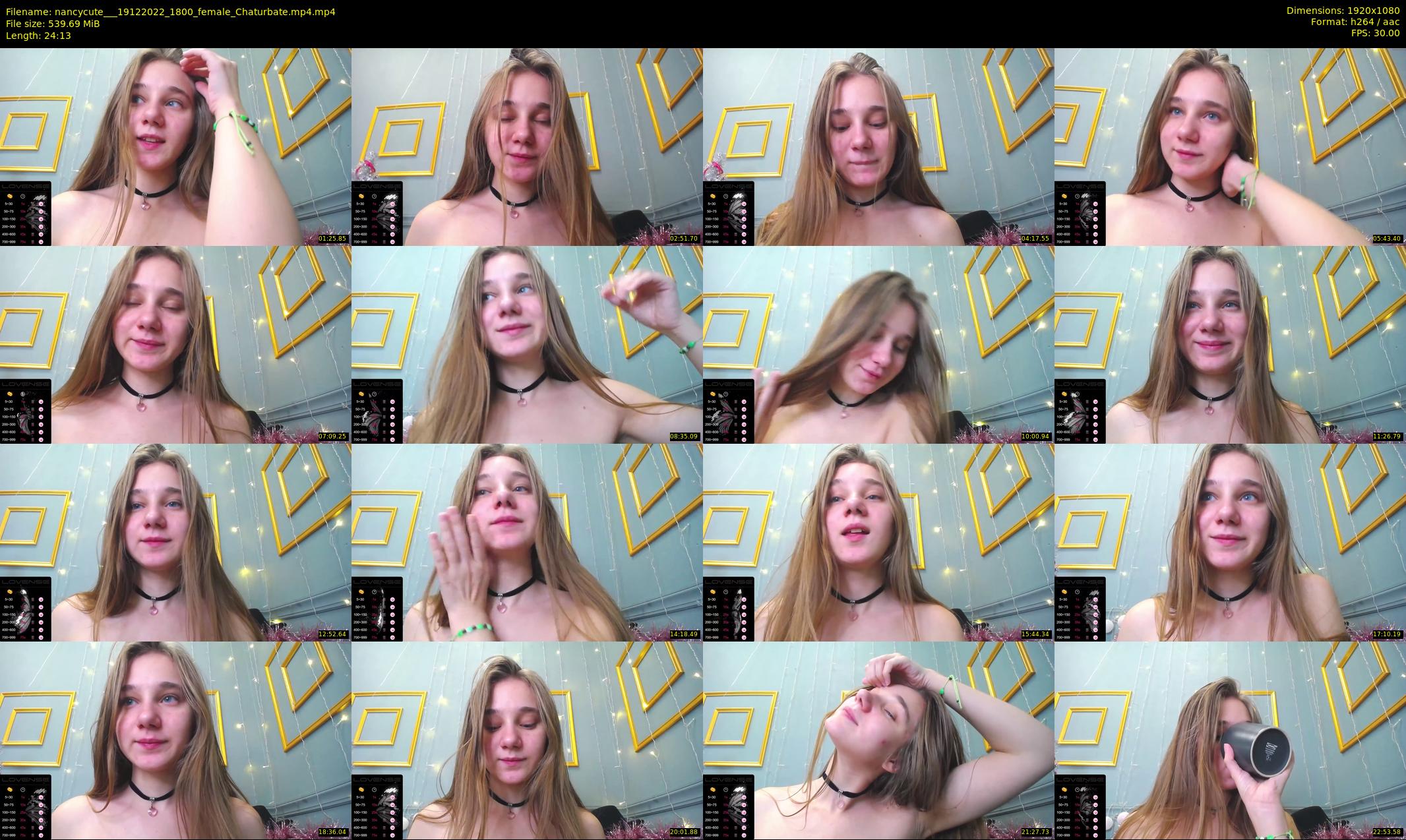 nancycute__ — 25 minute Chaturbate female cam show recording, 1080p, Dec 19, 2022