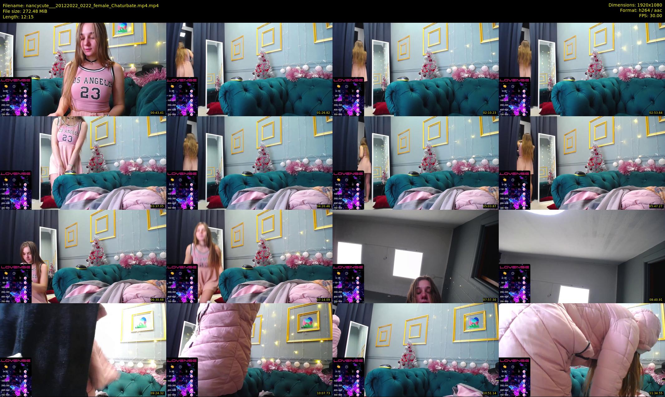 nancycute__ — 13 minute Chaturbate female cam show recording, 1080p, Dec 20, 2022