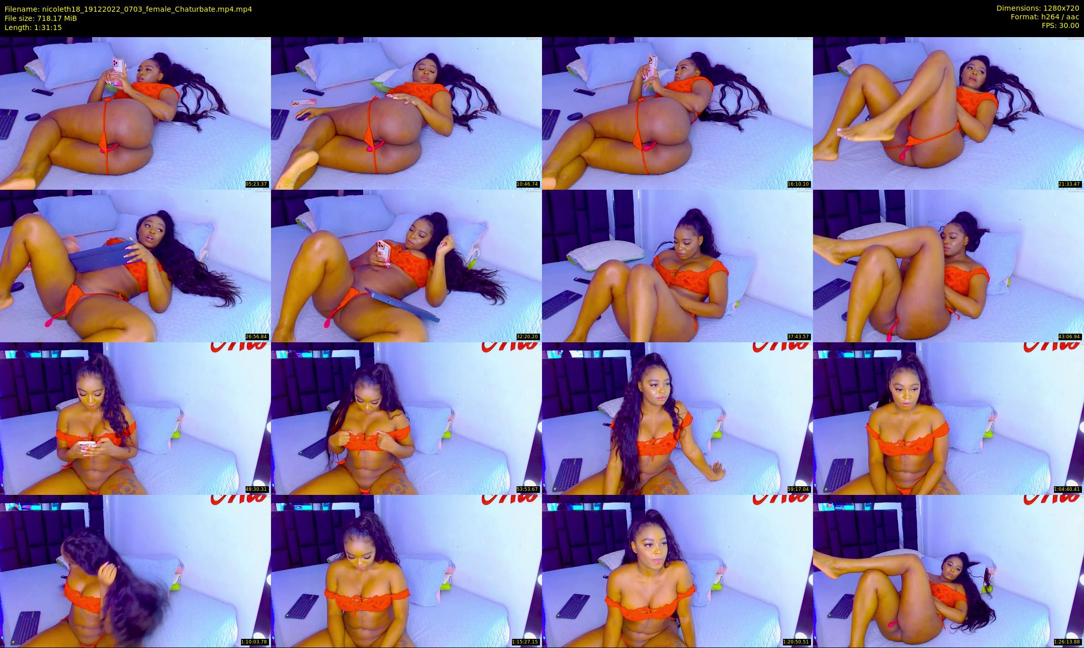 nicoleth18 — 92 minute Chaturbate female cam show recording, 720p, Dec 19, 2022