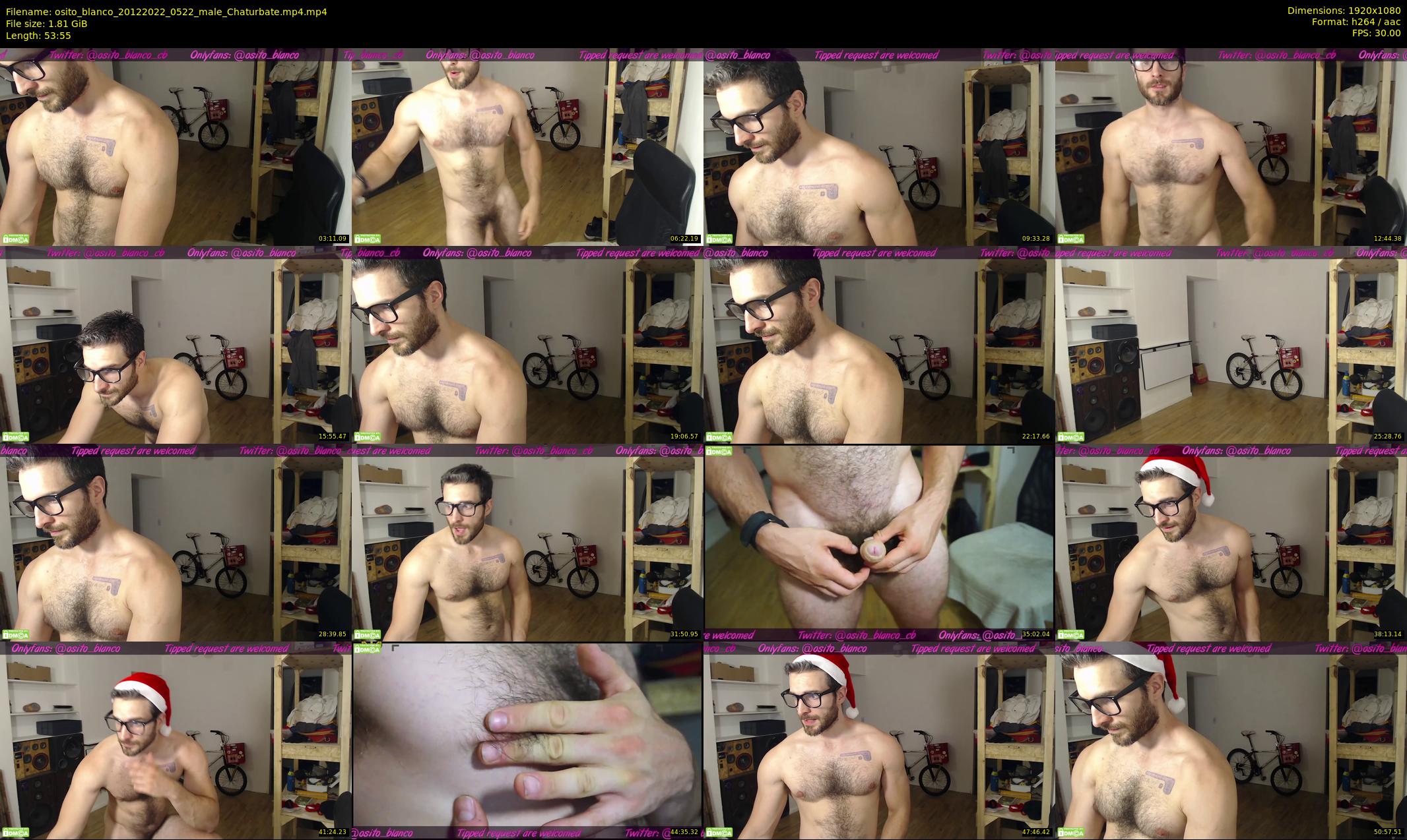 osito_blanco — 54 minute Chaturbate male cam show recording, 1080p, Dec 20, 2022