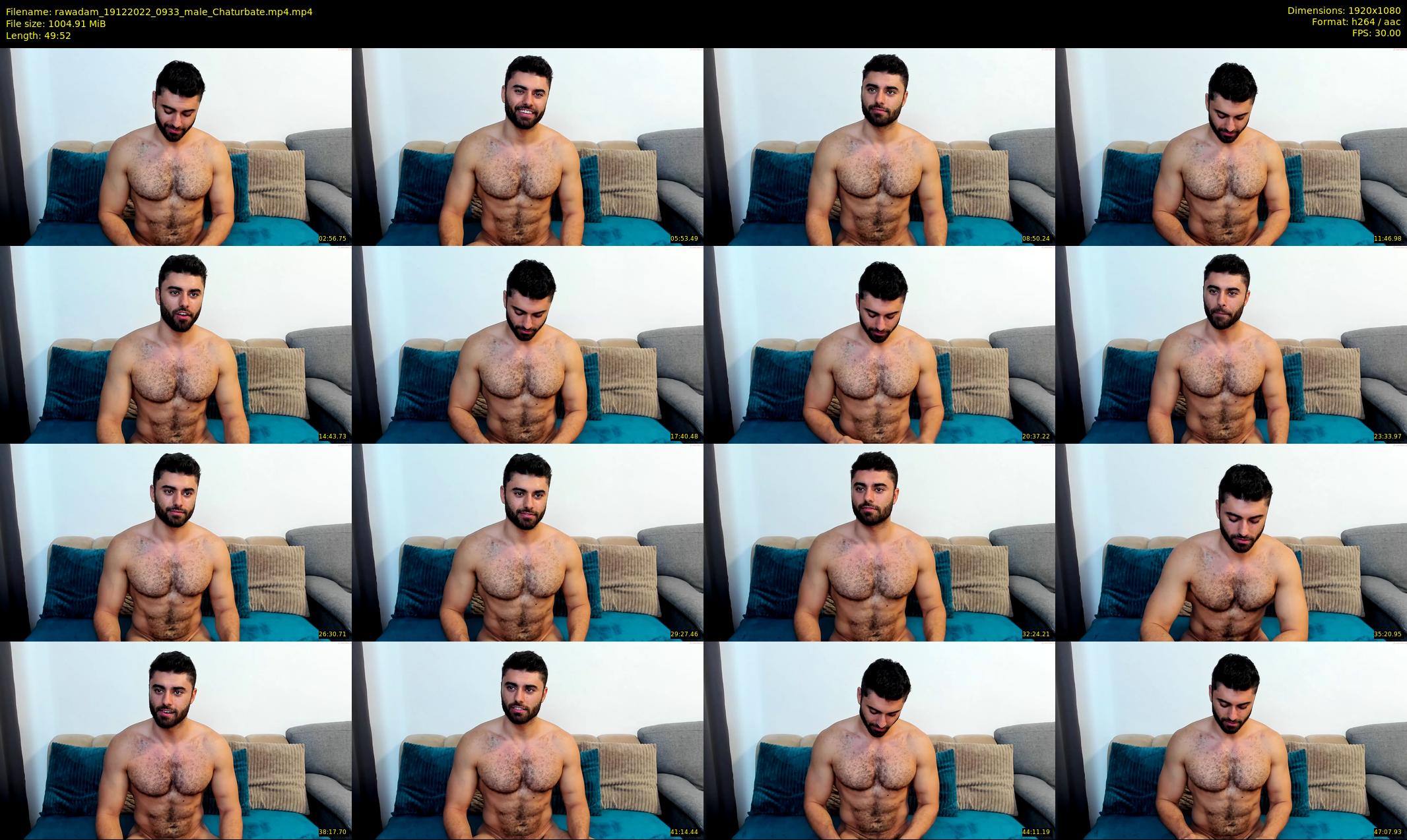 rawadam — 50 minute Chaturbate male cam show recording, 1080p, Dec 19, 2022