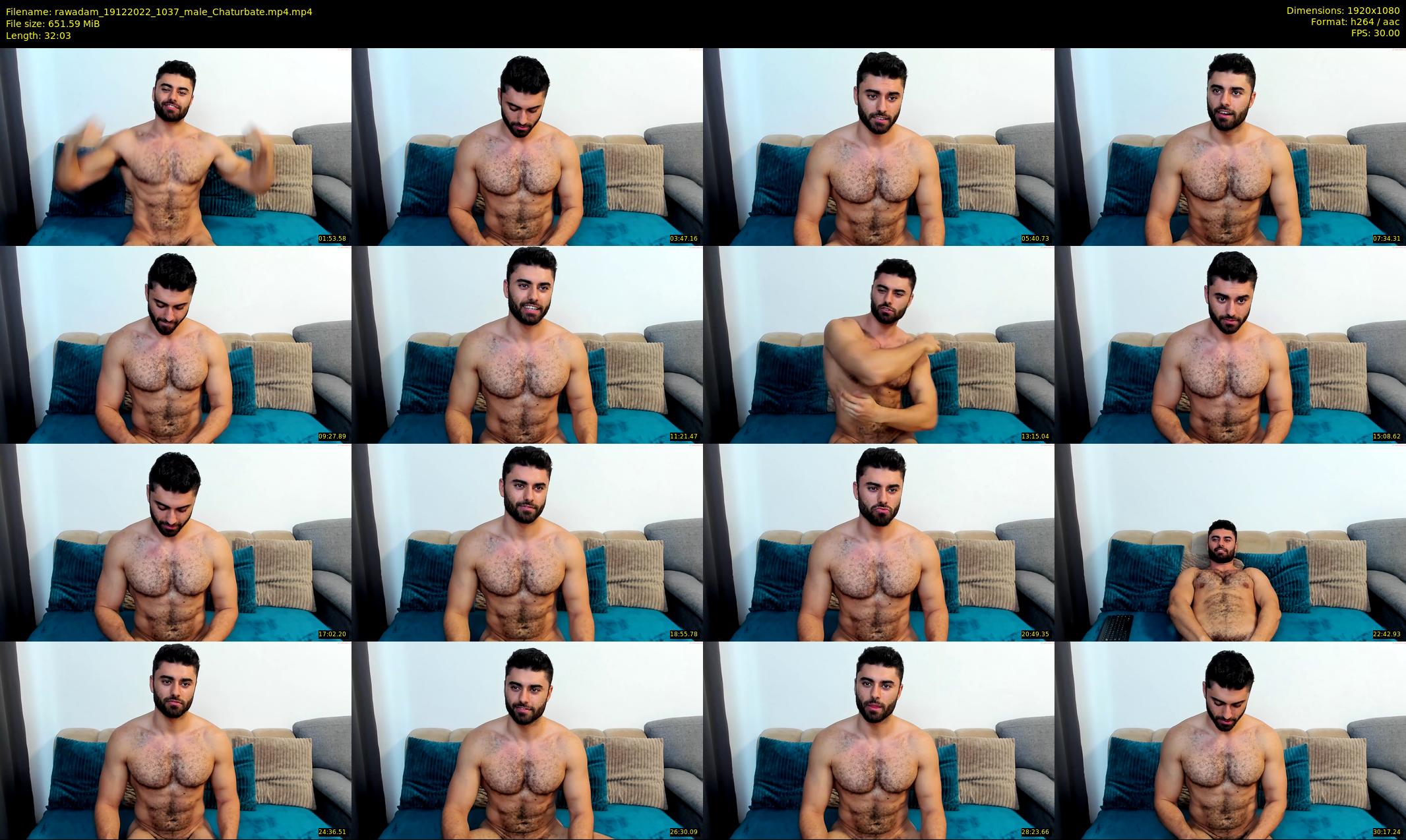 rawadam — 33 minute Chaturbate male cam show recording, 1080p, Dec 19, 2022