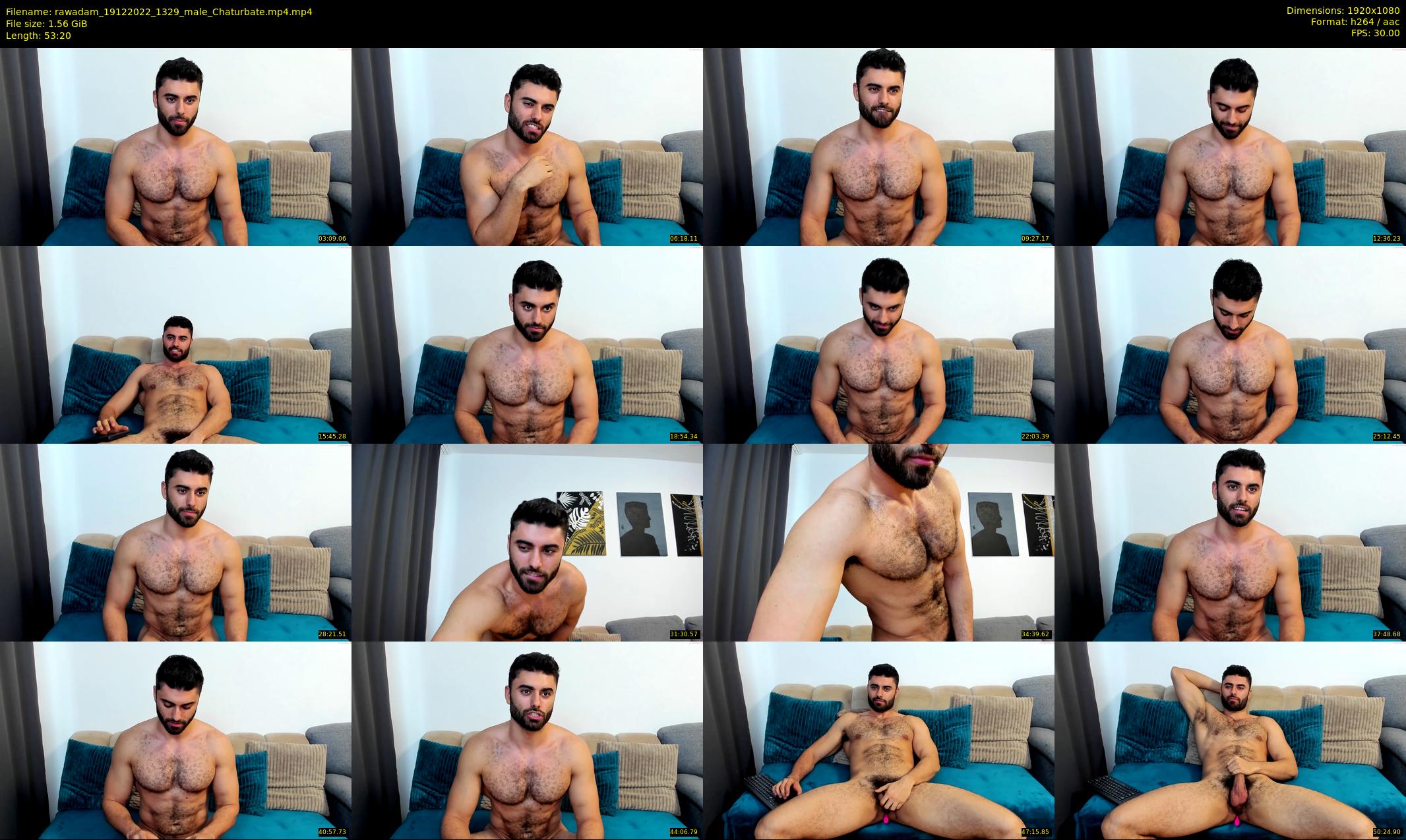 rawadam — 54 minute Chaturbate male cam show recording, 1080p, Dec 19, 2022