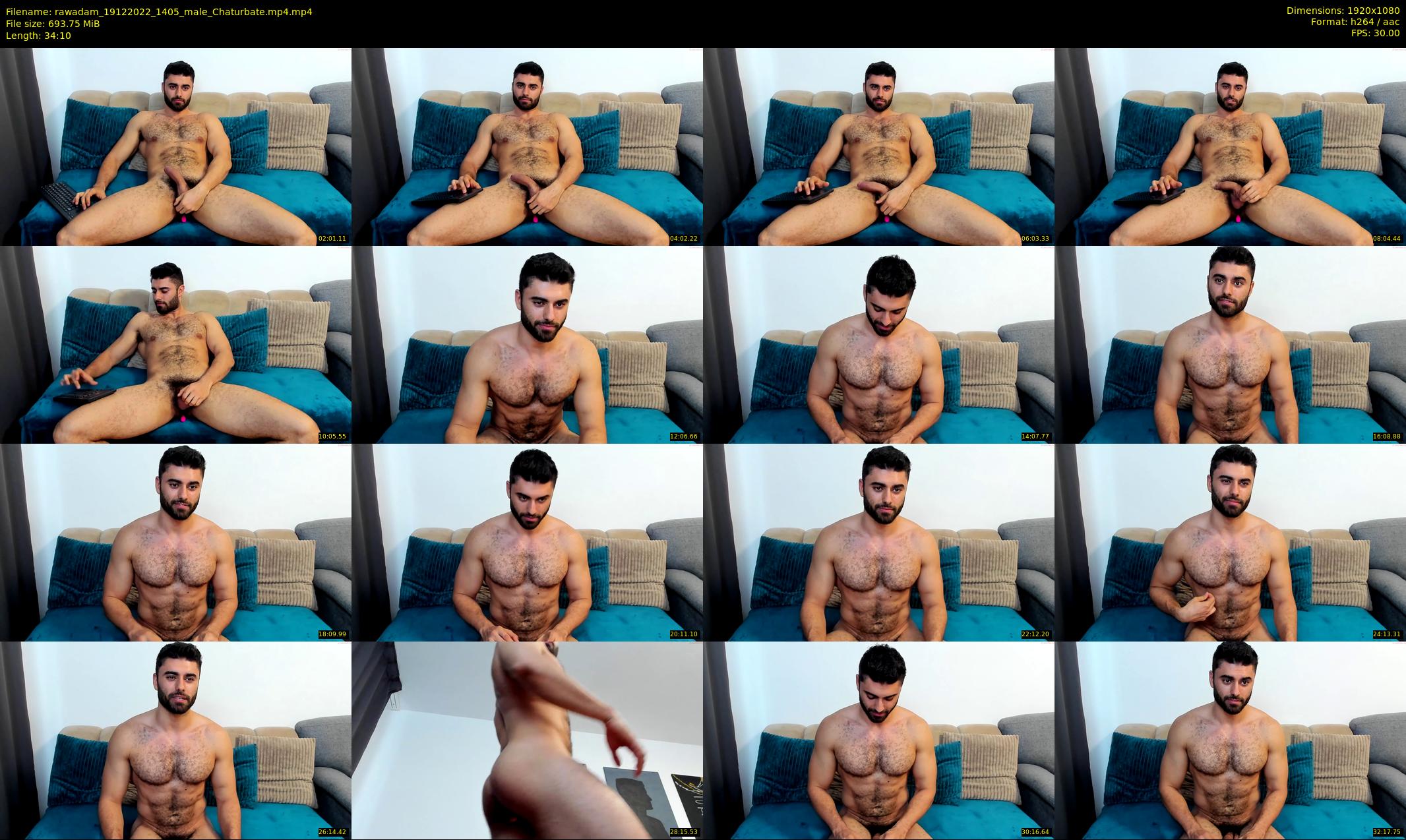rawadam — 35 minute Chaturbate male cam show recording, 1080p, Dec 19, 2022