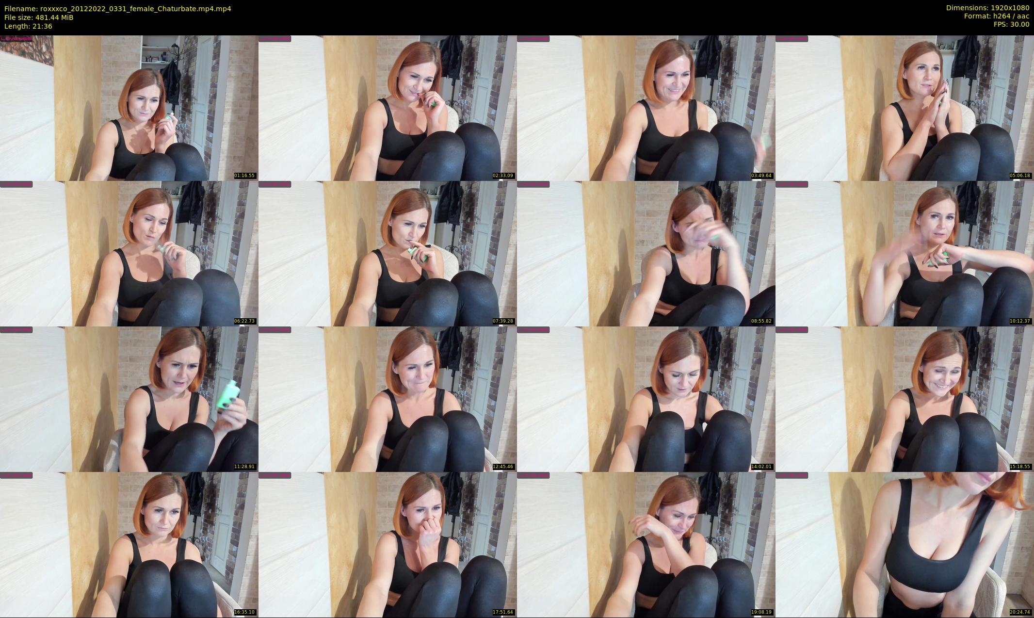 roxxxco — 22 minute Chaturbate female cam show recording, 1080p, Dec 20, 2022