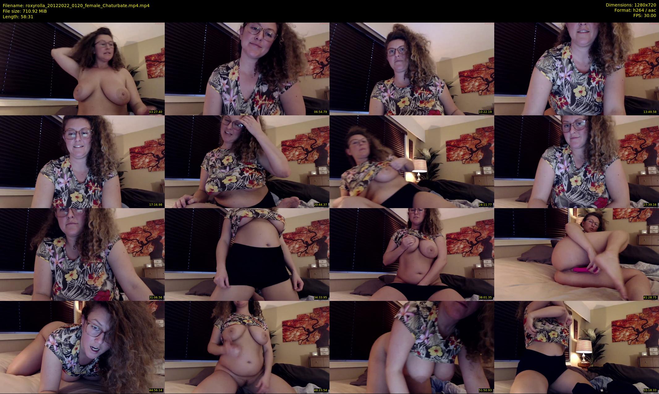 roxyrolla — 59 minute Chaturbate female cam show recording, 720p, Dec 20, 2022