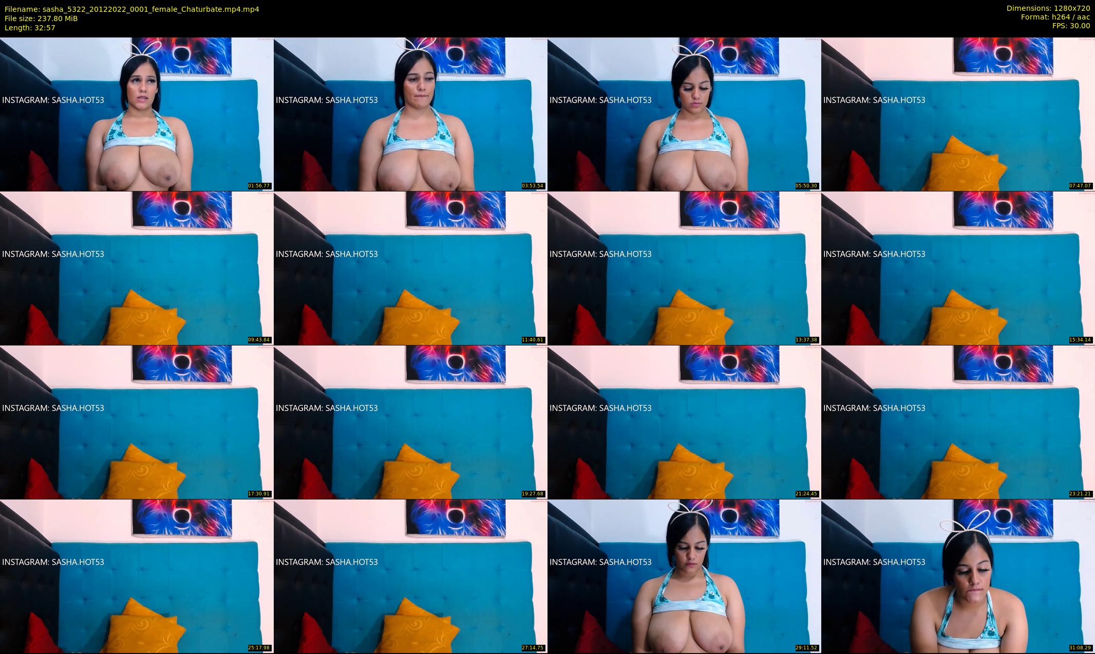 sasha_5322 — 33 minute Chaturbate female cam show recording, 720p, Dec 20, 2022
