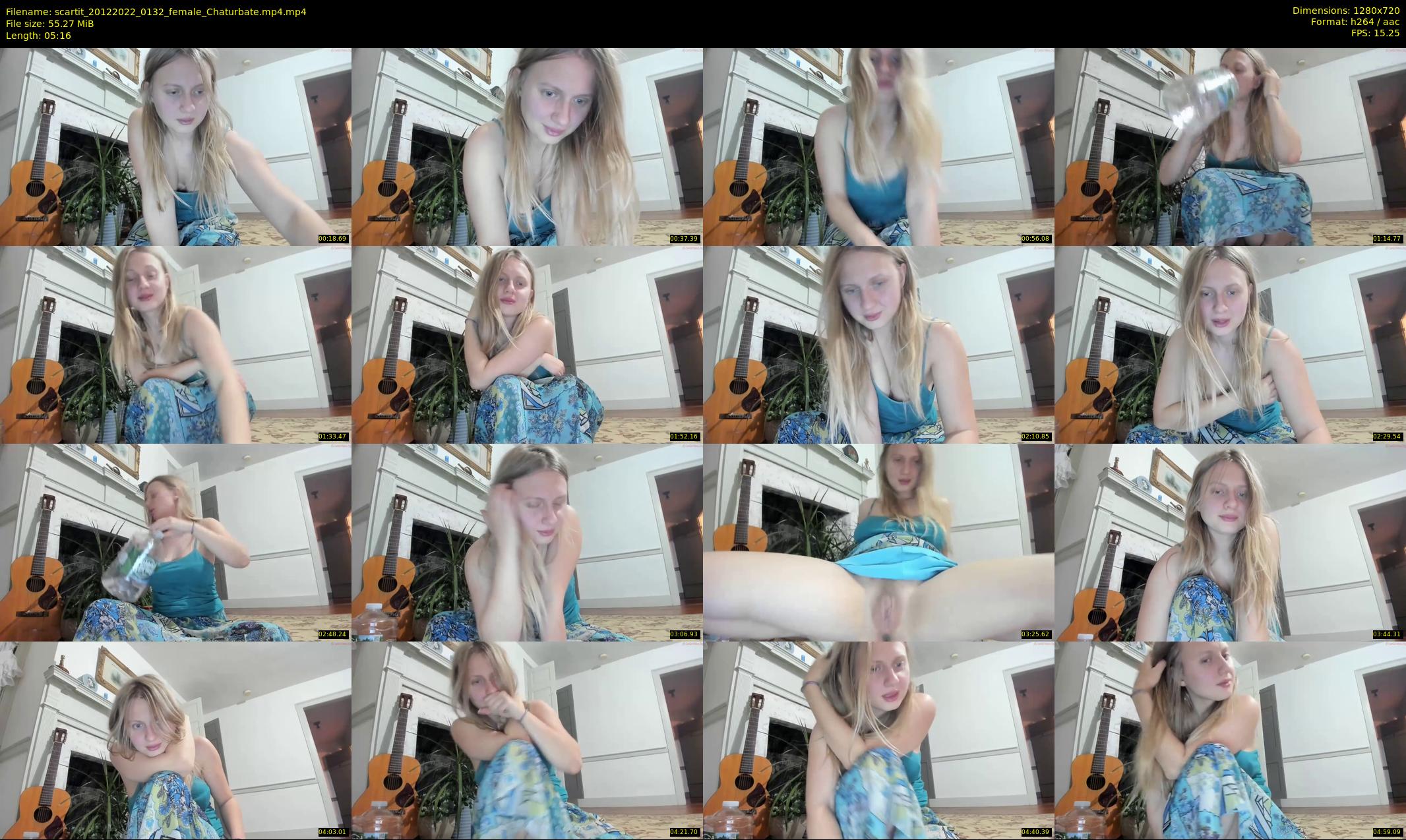 scartit — 6 minute Chaturbate female cam show recording, 720p, Dec 20, 2022