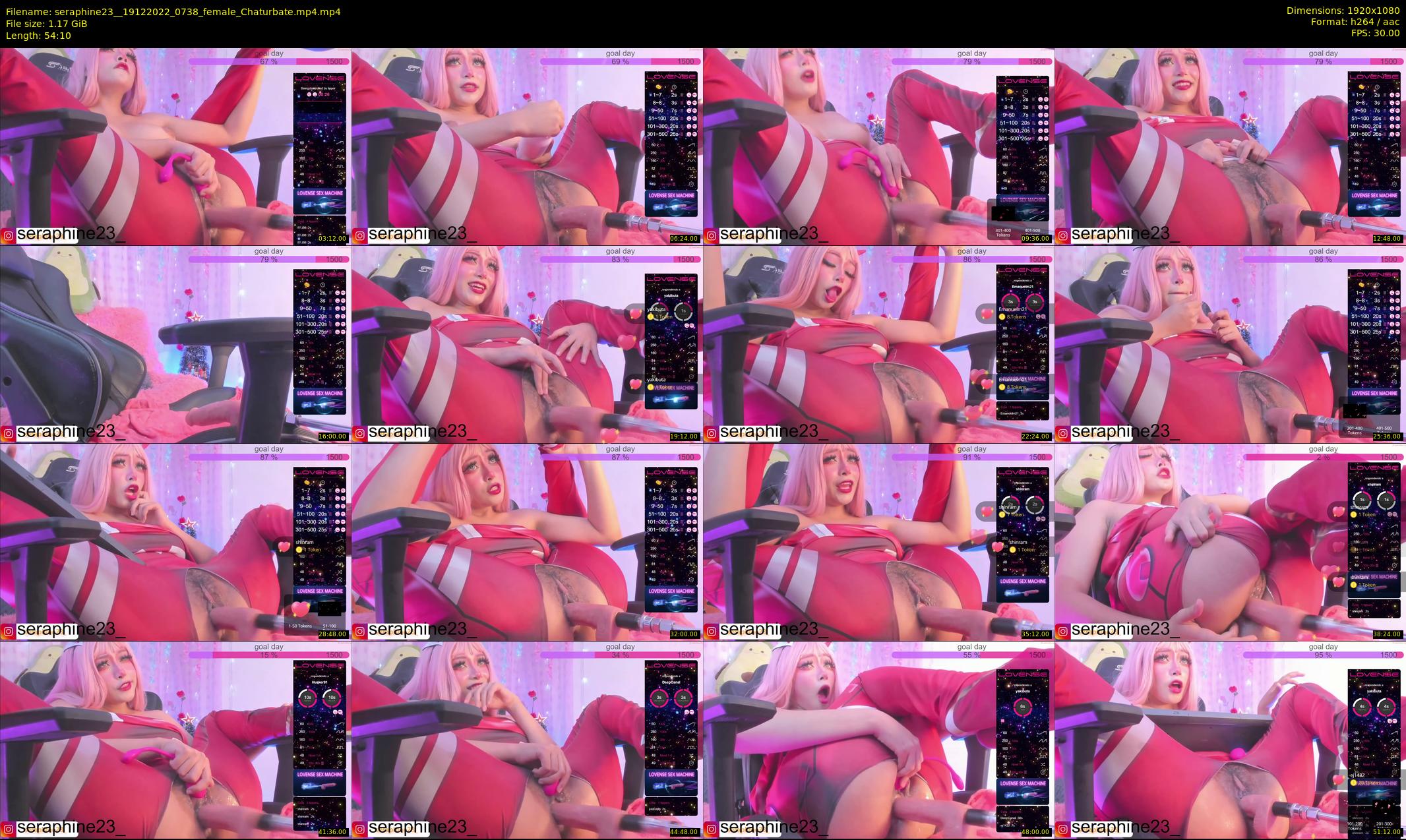 seraphine23_ — 55 minute Chaturbate female cam show recording, 1080p, Dec 19, 2022