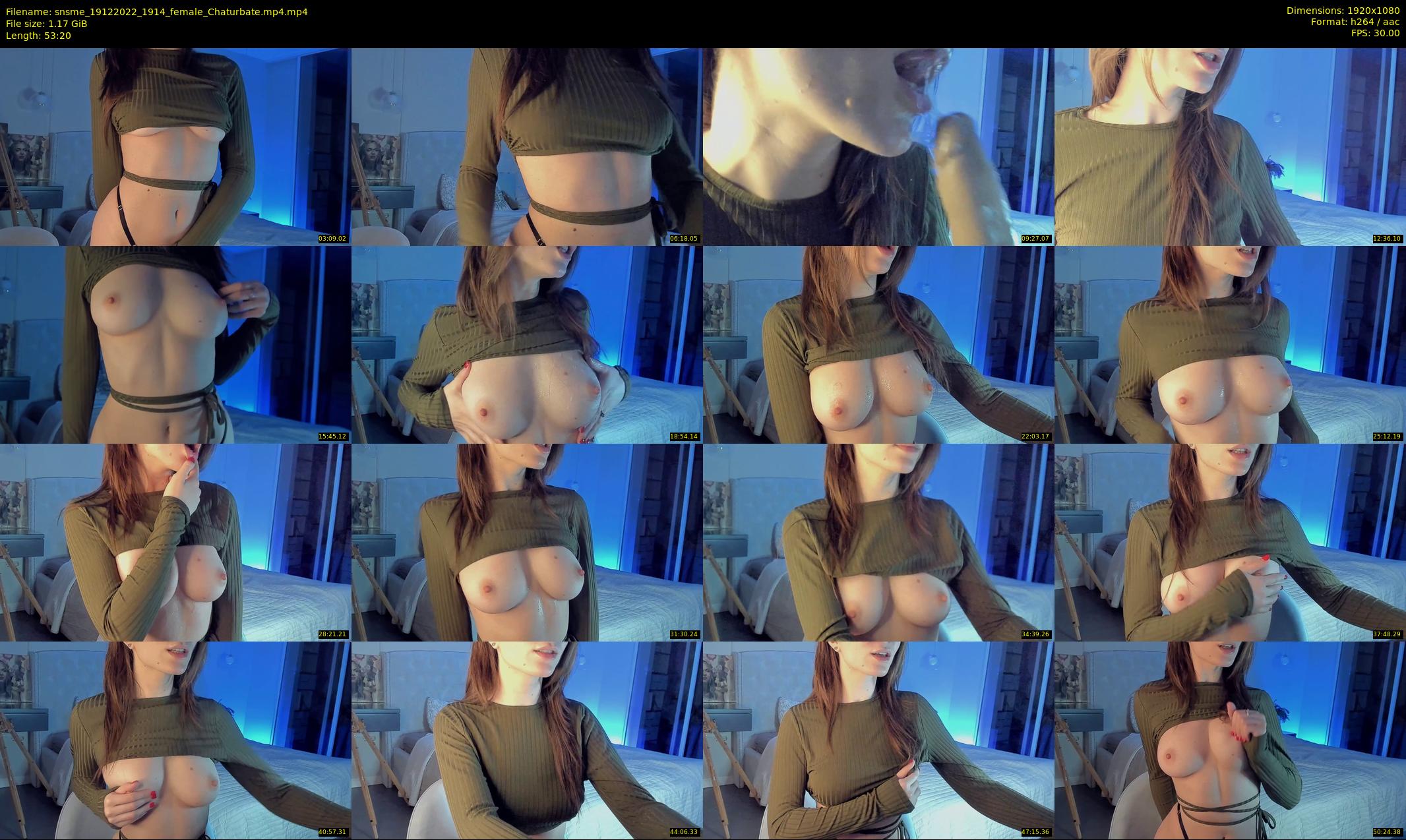 snsme — 54 minute Chaturbate female cam show recording, 1080p, Dec 19, 2022