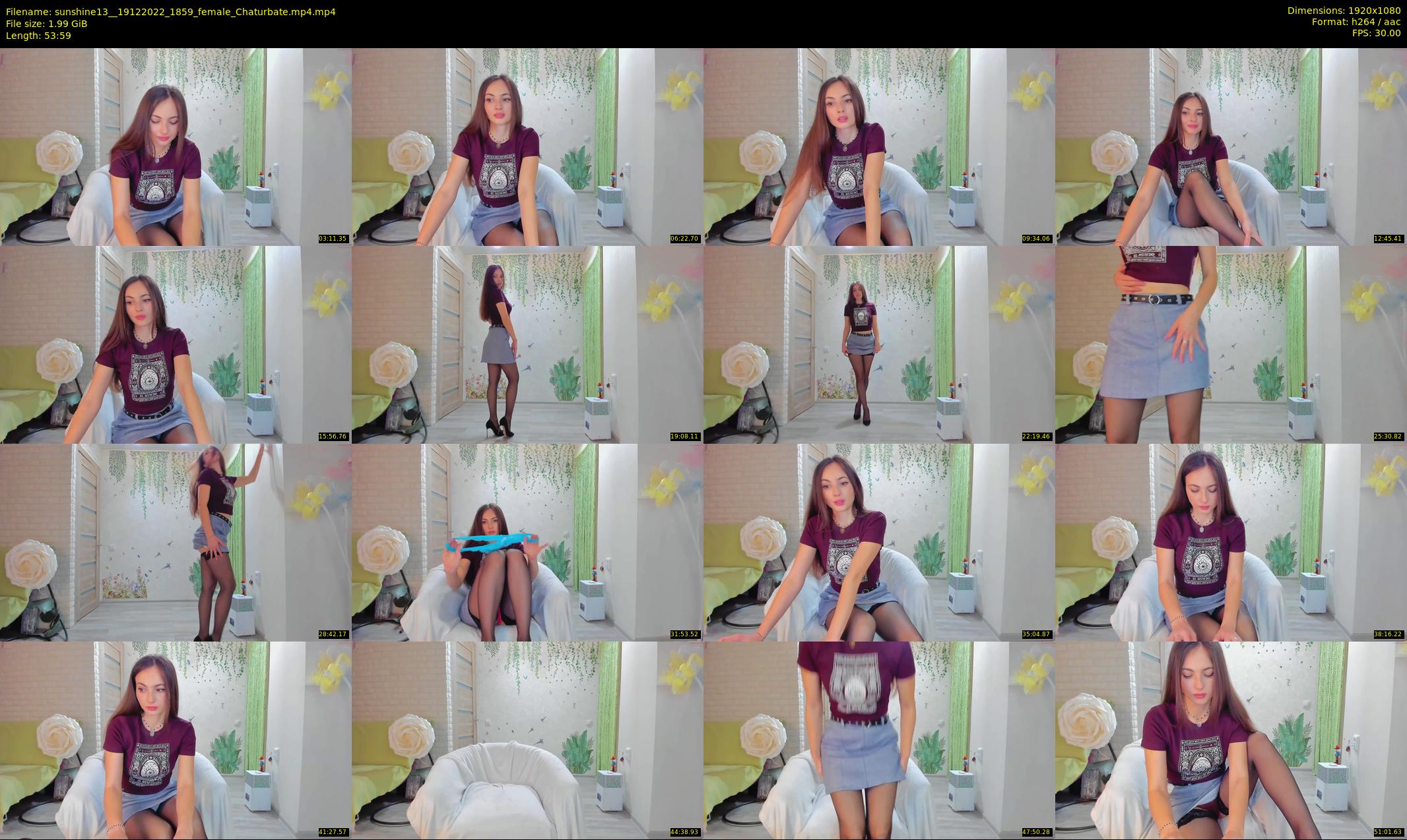sunshine13_ — 54 minute Chaturbate female cam show recording, 1080p, Dec 19, 2022