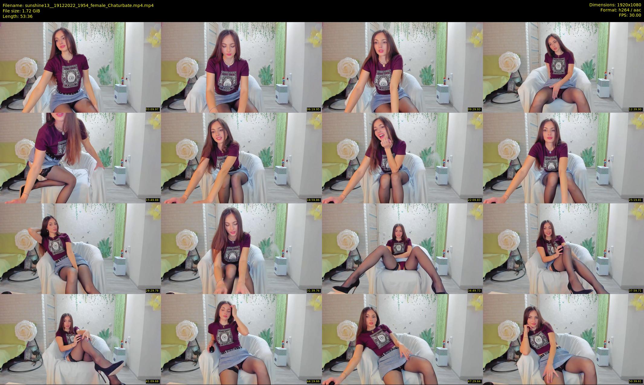 sunshine13_ — 54 minute Chaturbate female cam show recording, 1080p, Dec 19, 2022