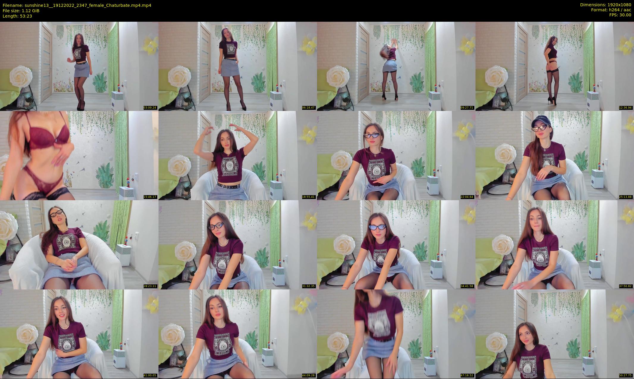 sunshine13_ — 54 minute Chaturbate female cam show recording, 1080p, Dec 19, 2022