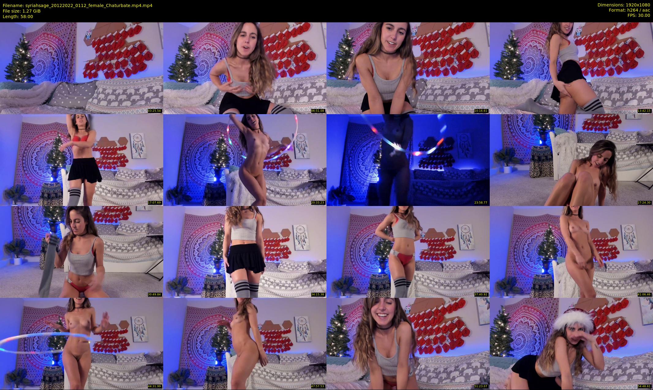 syriahsage — 58 minute Chaturbate female cam show recording, 1080p, Dec 20, 2022