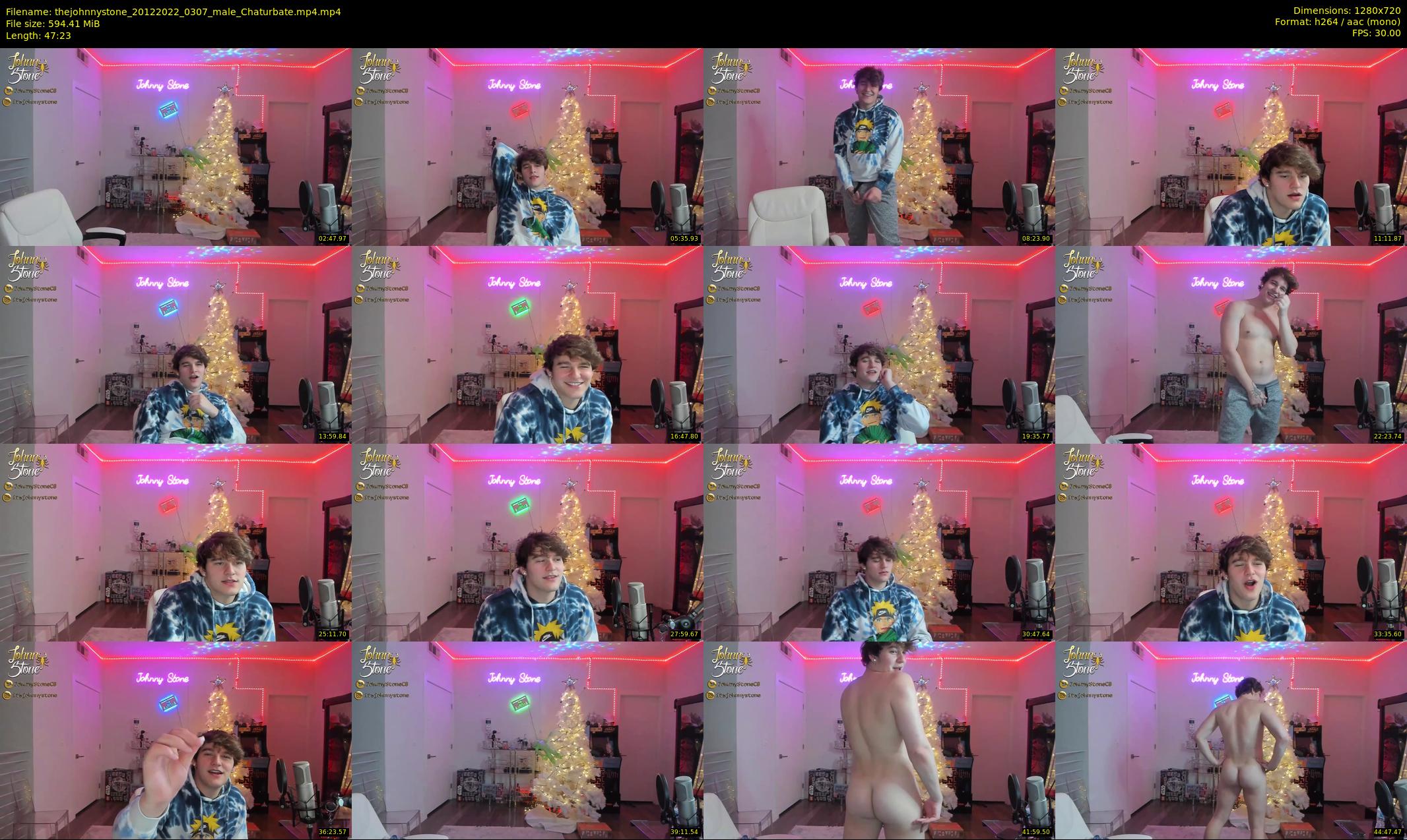 thejohnnystone — 48 minute Chaturbate male cam show recording, 720p, Dec 20, 2022