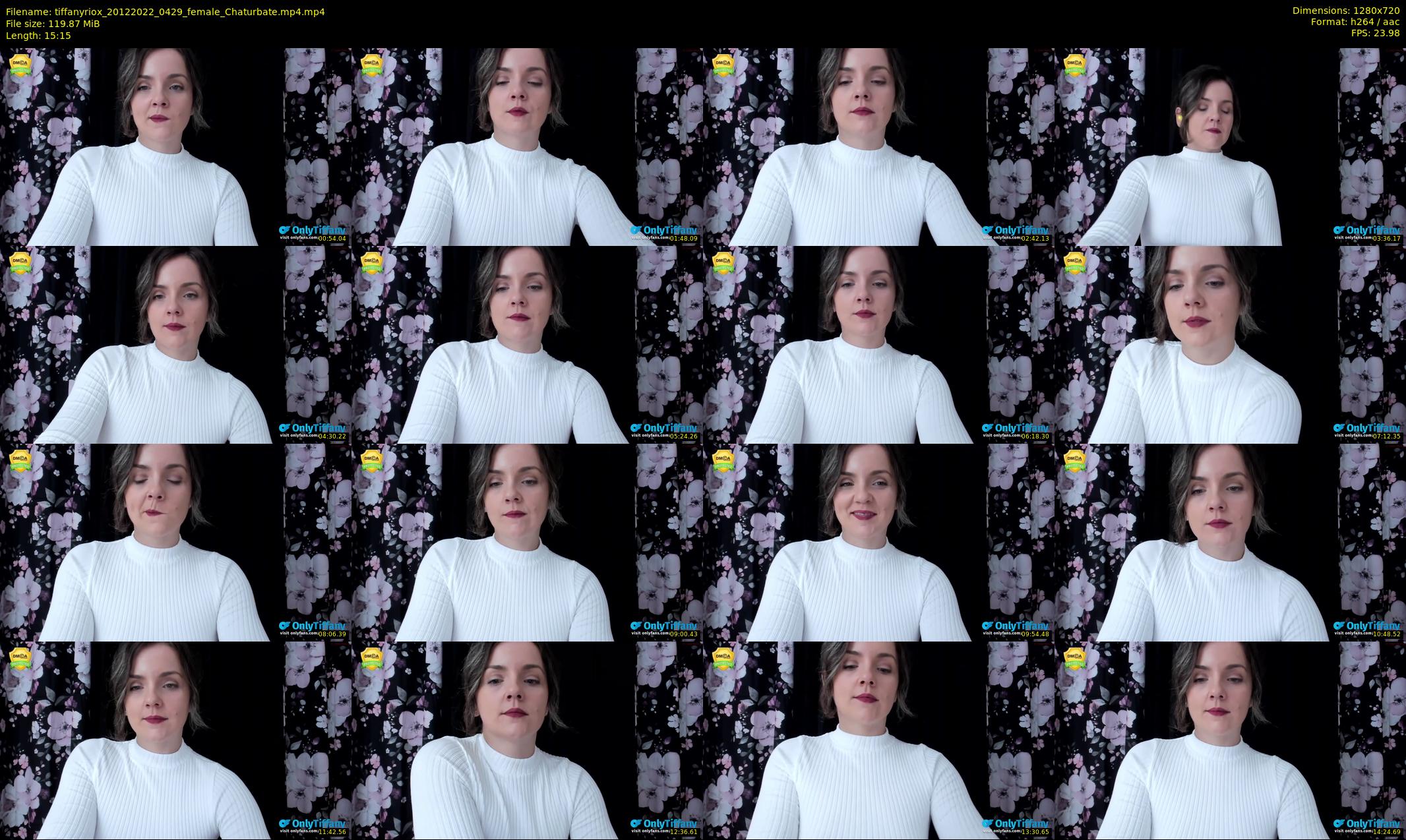 tiffanyriox — 16 minute Chaturbate female cam show recording, 720p, Dec 20, 2022