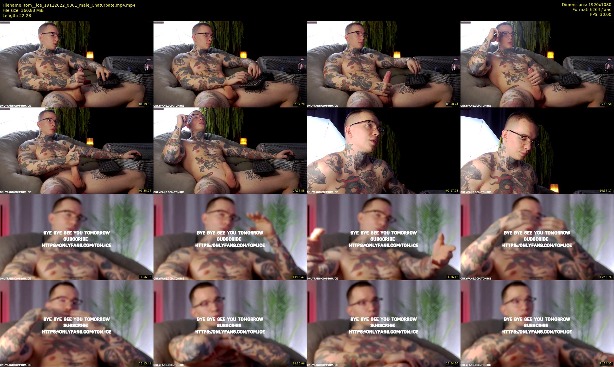 tom__ice — 23 minute Chaturbate male cam show recording, 1080p, Dec 19, 2022