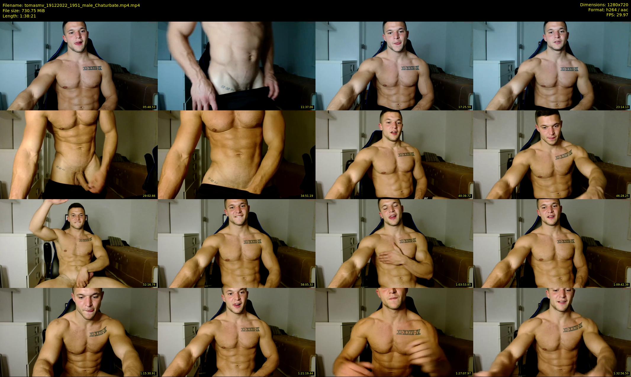 tomasmv — 99 minute Chaturbate male cam show recording, 720p, Dec 19, 2022