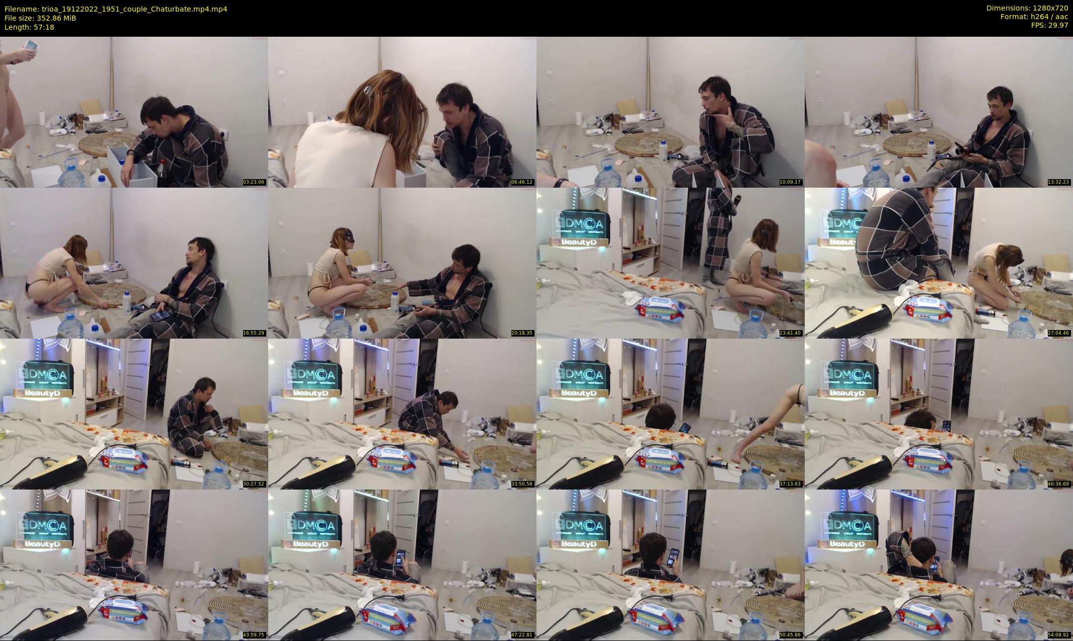 trioa — 58 minute Chaturbate couple cam show recording, 720p, Dec 19, 2022