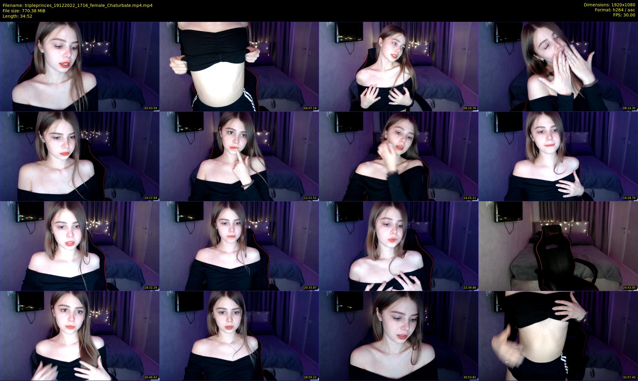 tripleprinces — 35 minute Chaturbate female cam show recording, 1080p, Dec 19, 2022
