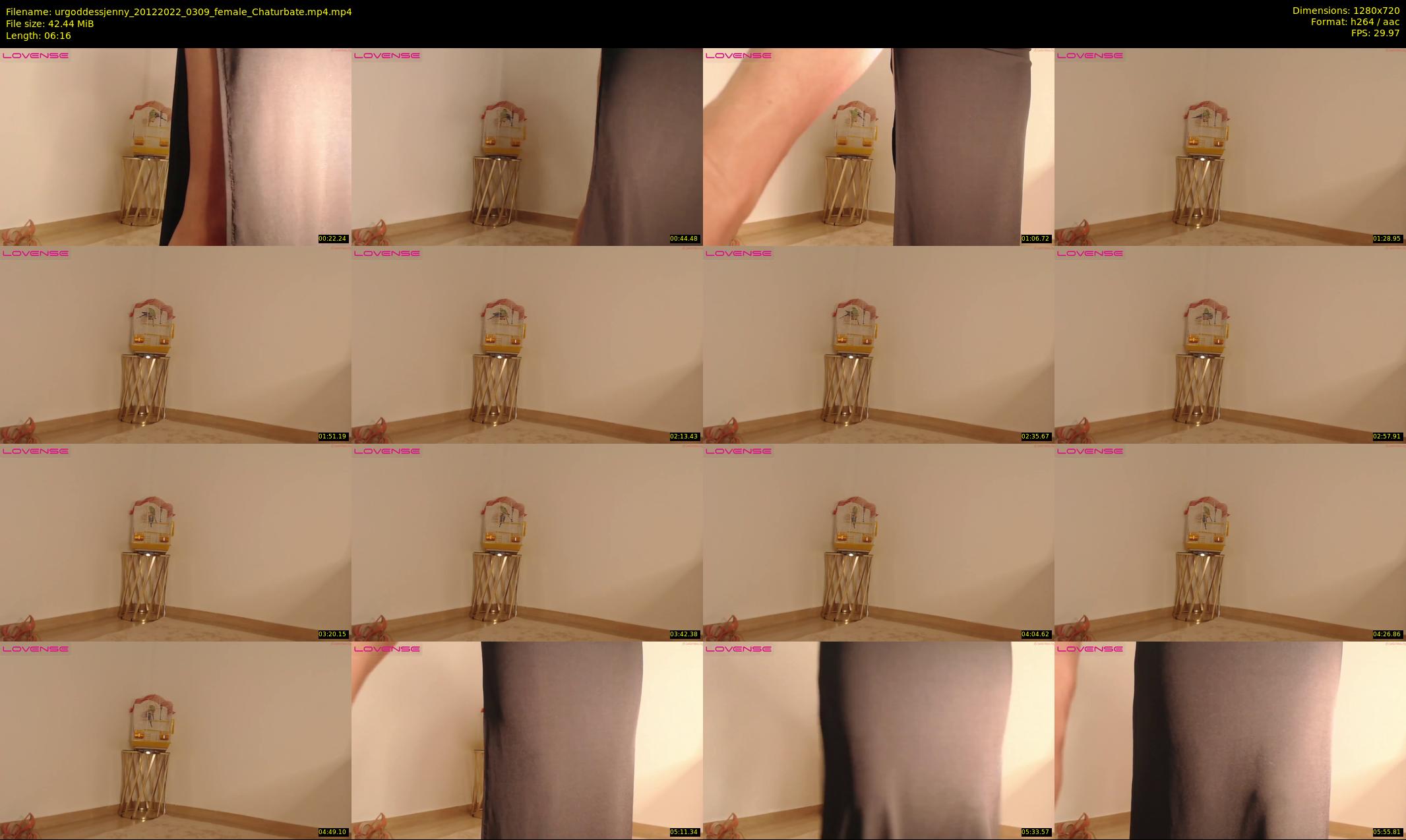 urgoddessjenny — 7 minute Chaturbate female cam show recording, 720p, Dec 20, 2022