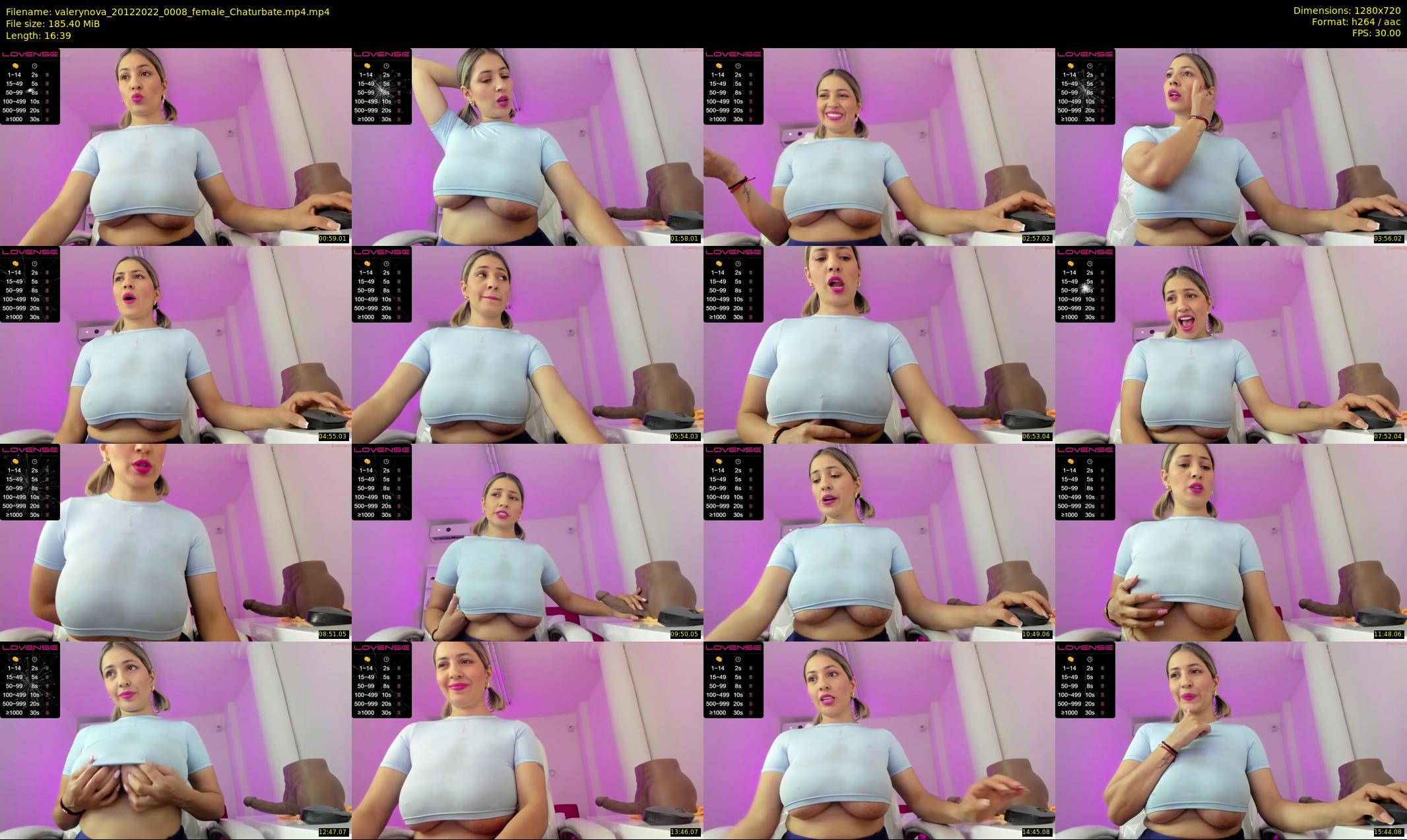 valerynova — 17 minute Chaturbate female cam show recording, 720p, Dec 20, 2022