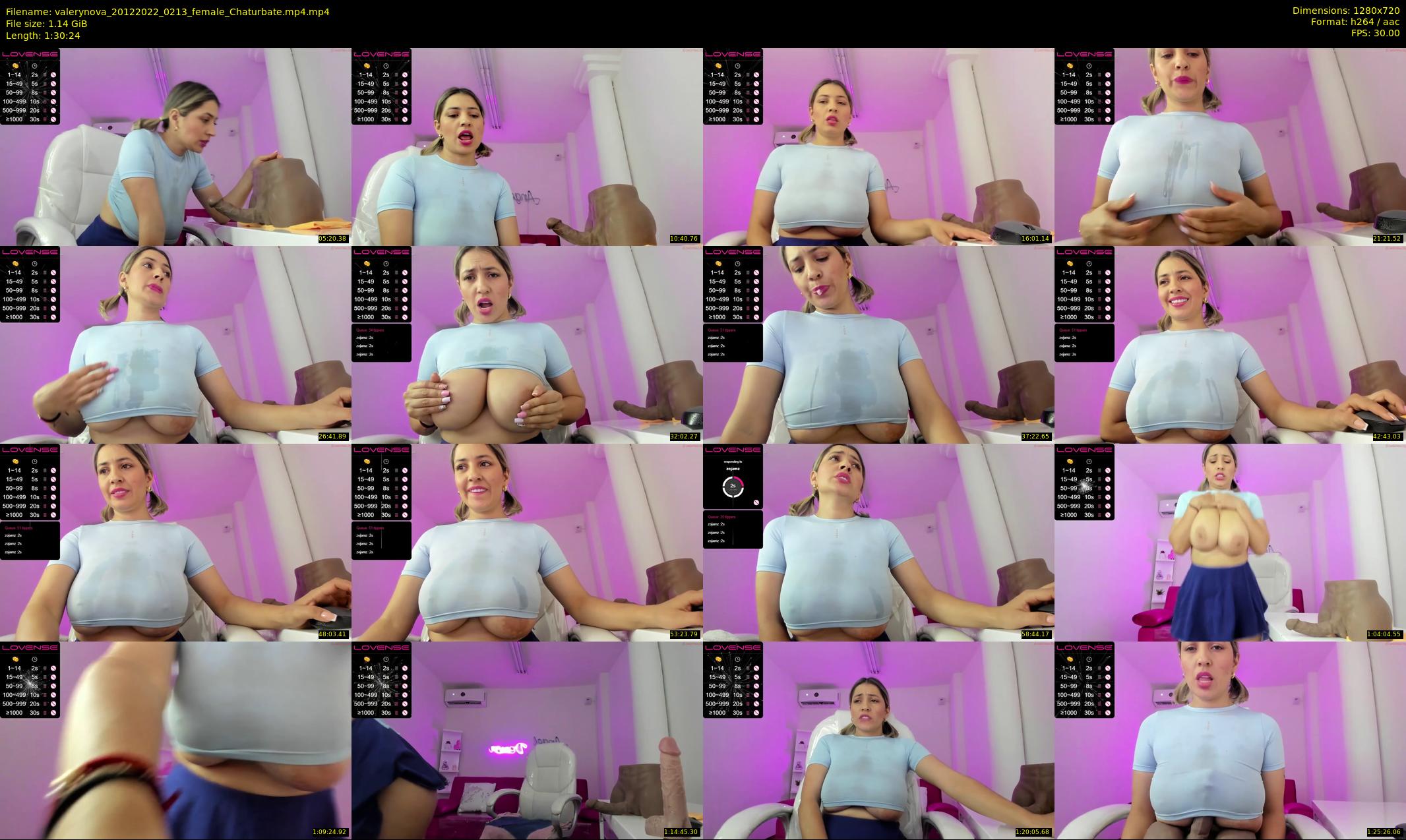 valerynova — 91 minute Chaturbate female cam show recording, 720p, Dec 20, 2022