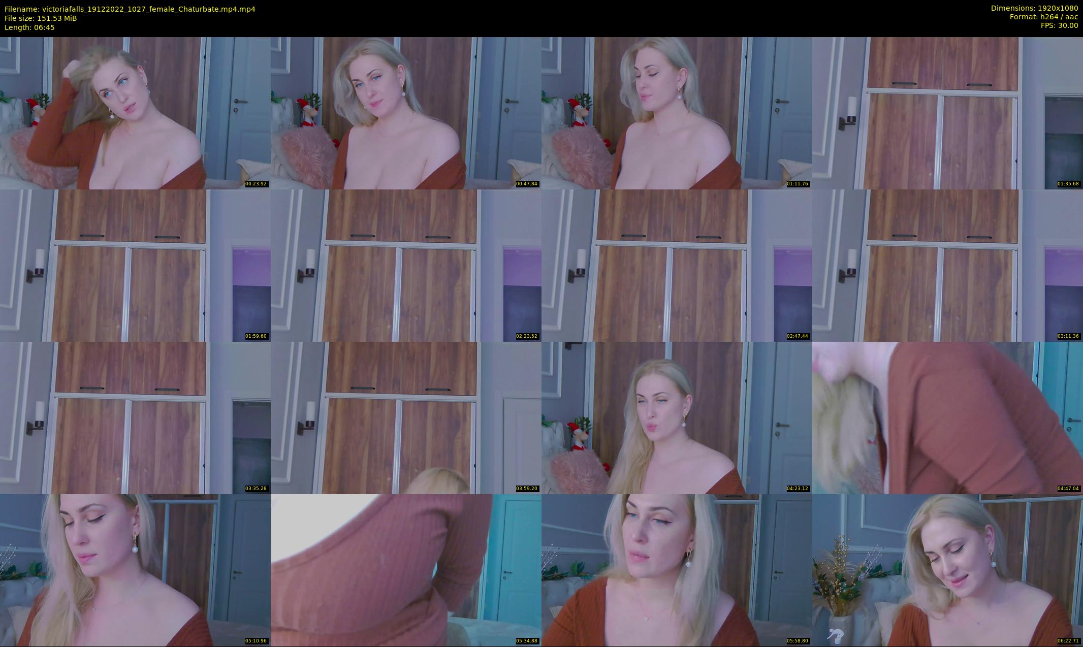victoriafalls — 7 minute Chaturbate female cam show recording, 1080p, Dec 19, 2022