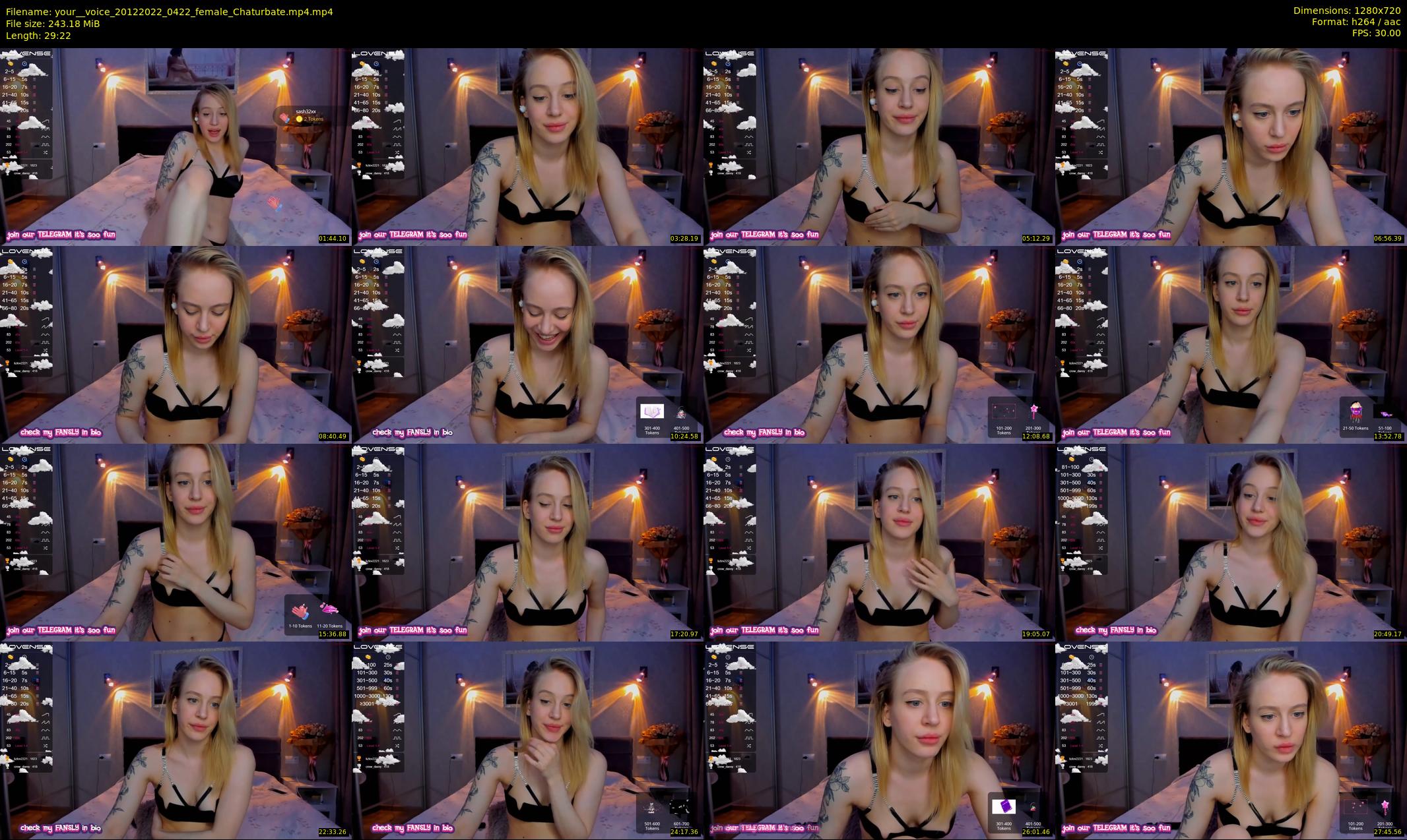 your__voice — 30 minute Chaturbate female cam show recording, 720p, Dec 20, 2022
