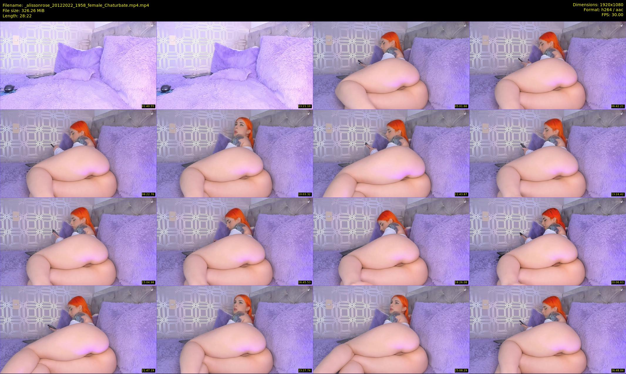 _alissonrose — 29 minute Chaturbate female cam show recording, 1080p, Dec 20, 2022