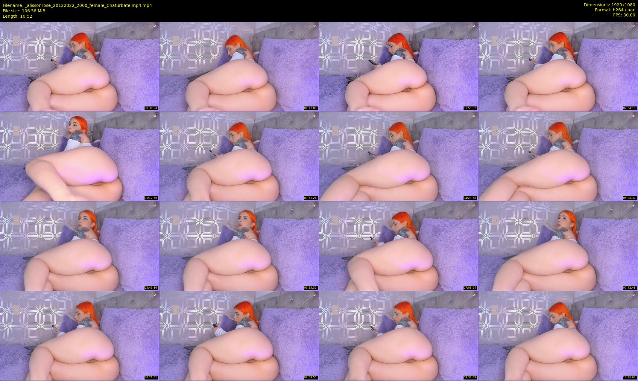 _alissonrose — 11 minute Chaturbate female cam show recording, 1080p, Dec 20, 2022