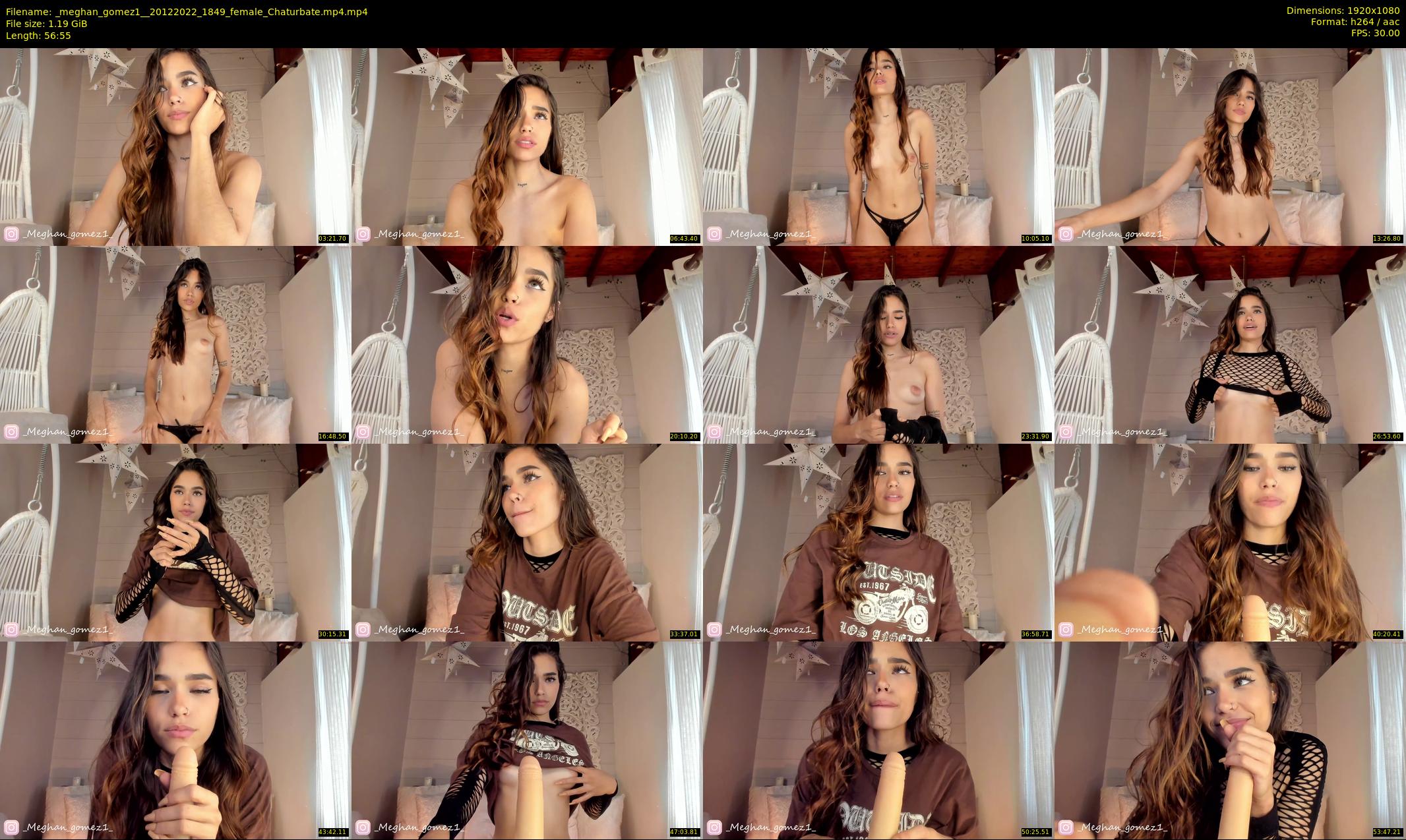 _meghan_gomez1_ — 57 minute Chaturbate female cam show recording, 1080p, Dec 20, 2022