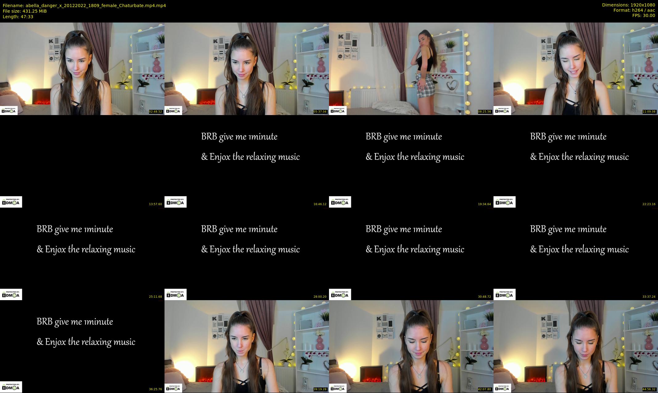abella_danger_x — 48 minute Chaturbate female cam show recording, 1080p, Dec 20, 2022