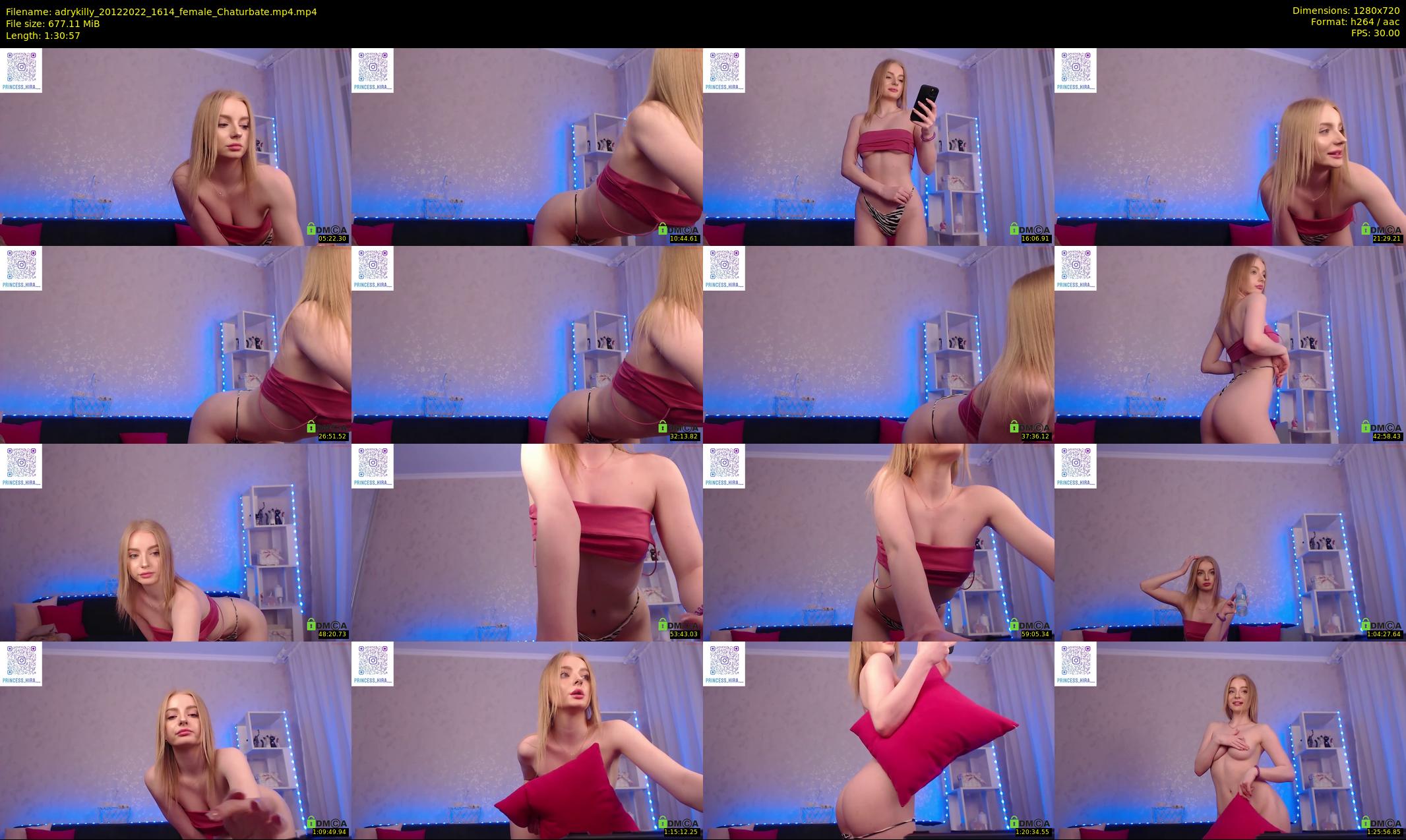 adrykilly — 91 minute Chaturbate female cam show recording, 720p, Dec 20, 2022