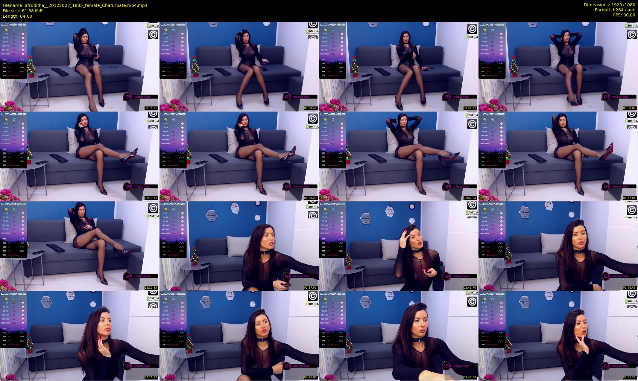 afroditha_ — 5 minute Chaturbate female cam show recording, 1080p, Dec 20, 2022