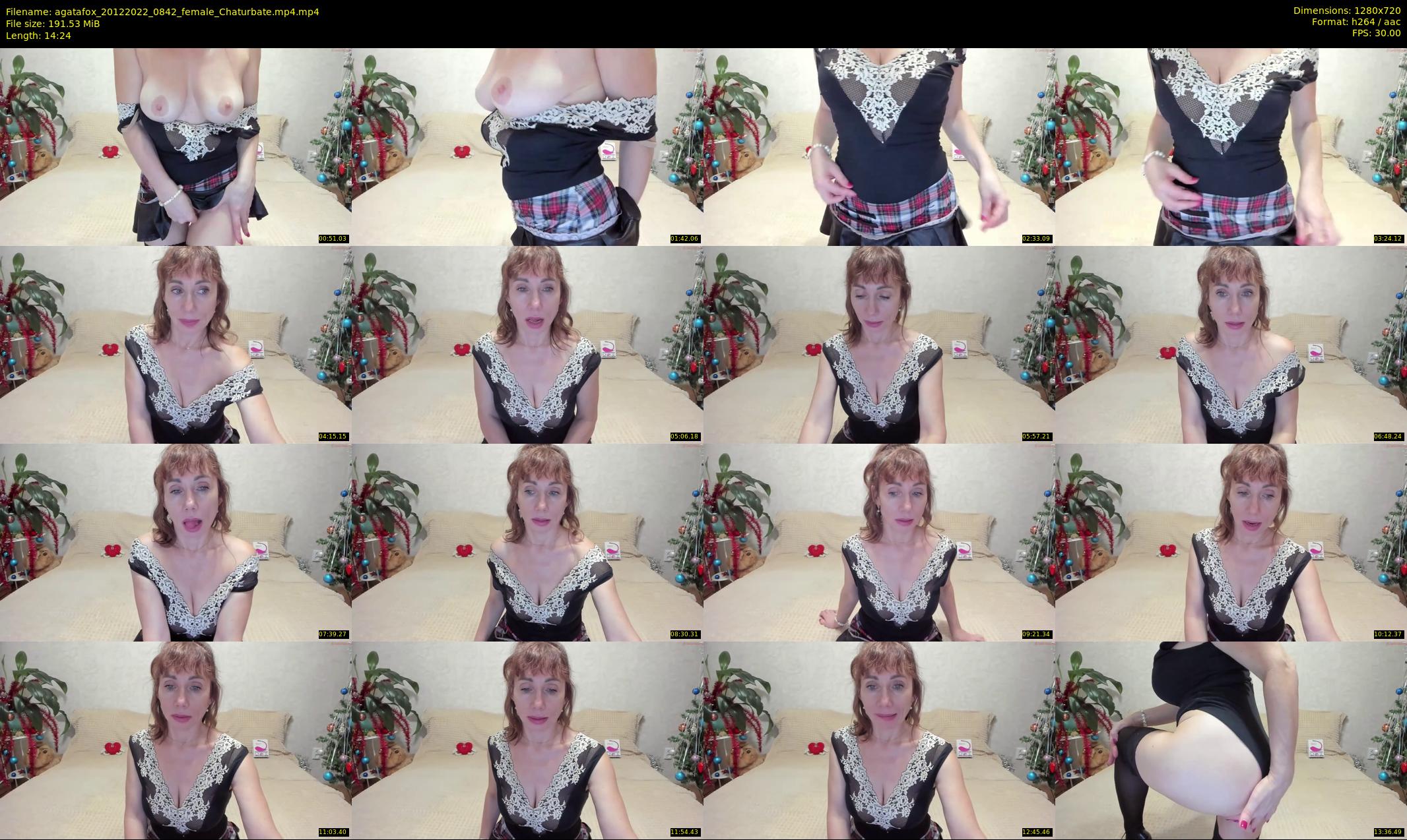 agatafox — 15 minute Chaturbate female cam show recording, 720p, Dec 20, 2022