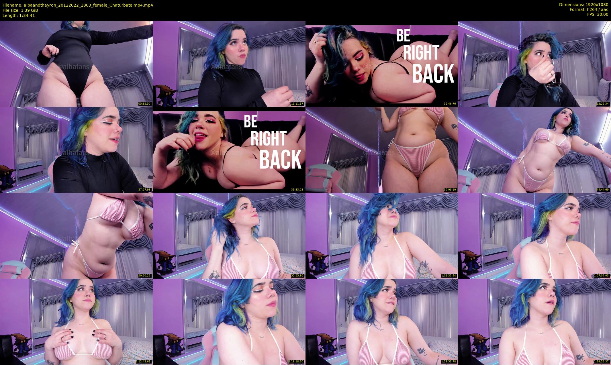 albaandthayron — 95 minute Chaturbate couple cam show recording, 1080p, Dec 20, 2022