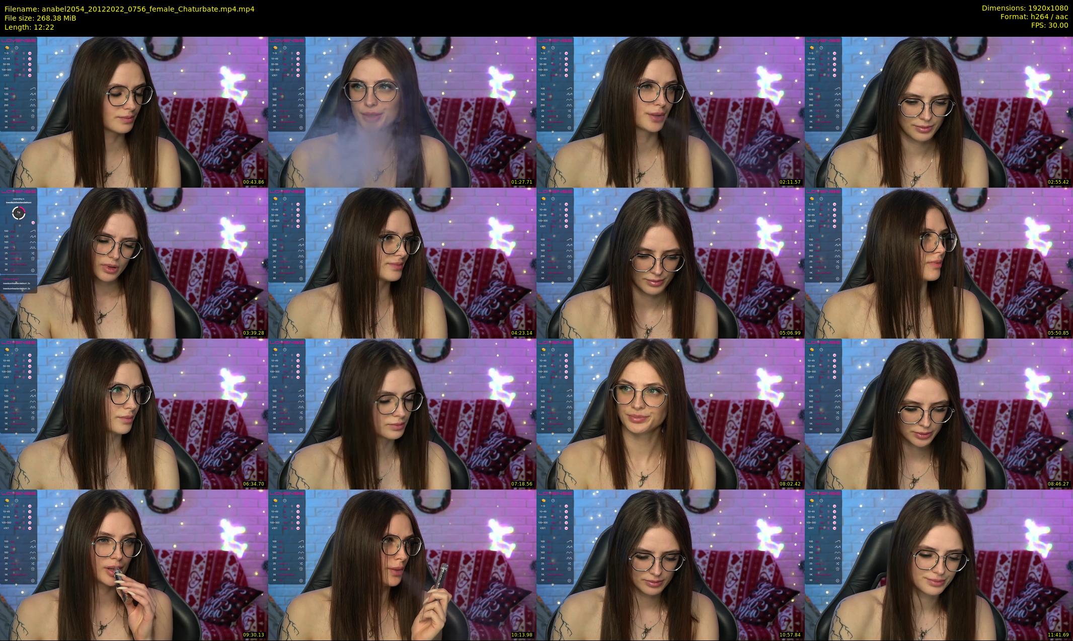 anabel2054 — 13 minute Chaturbate female cam show recording, 1080p, Dec 20, 2022