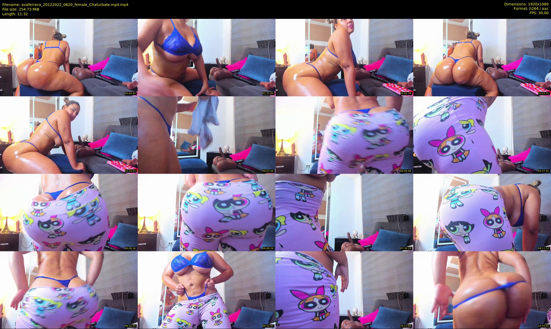 avaferrera — 12 minute Chaturbate female cam show recording, 1080p, Dec 20, 2022