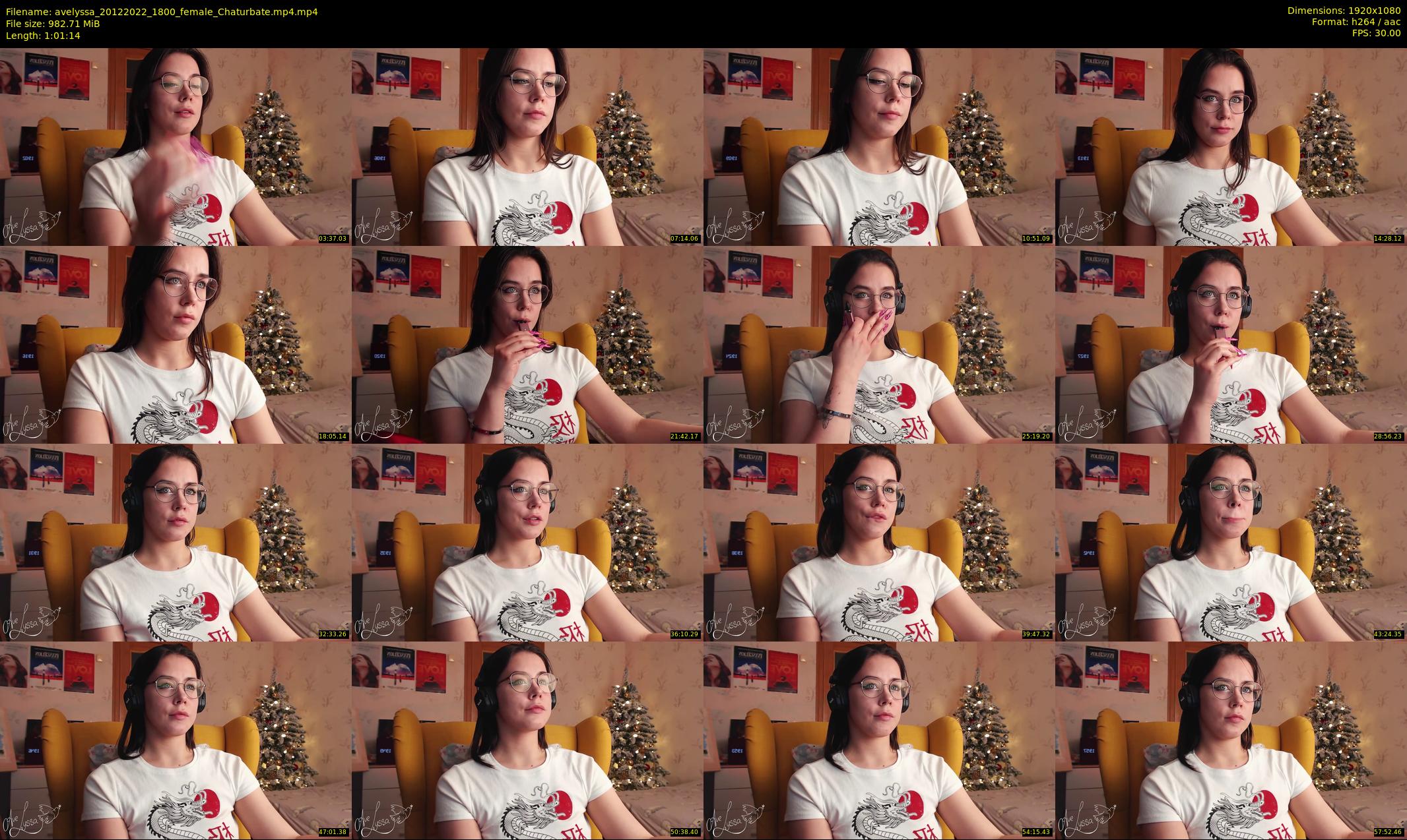 avelyssa — 62 minute Chaturbate female cam show recording, 1080p, Dec 20, 2022