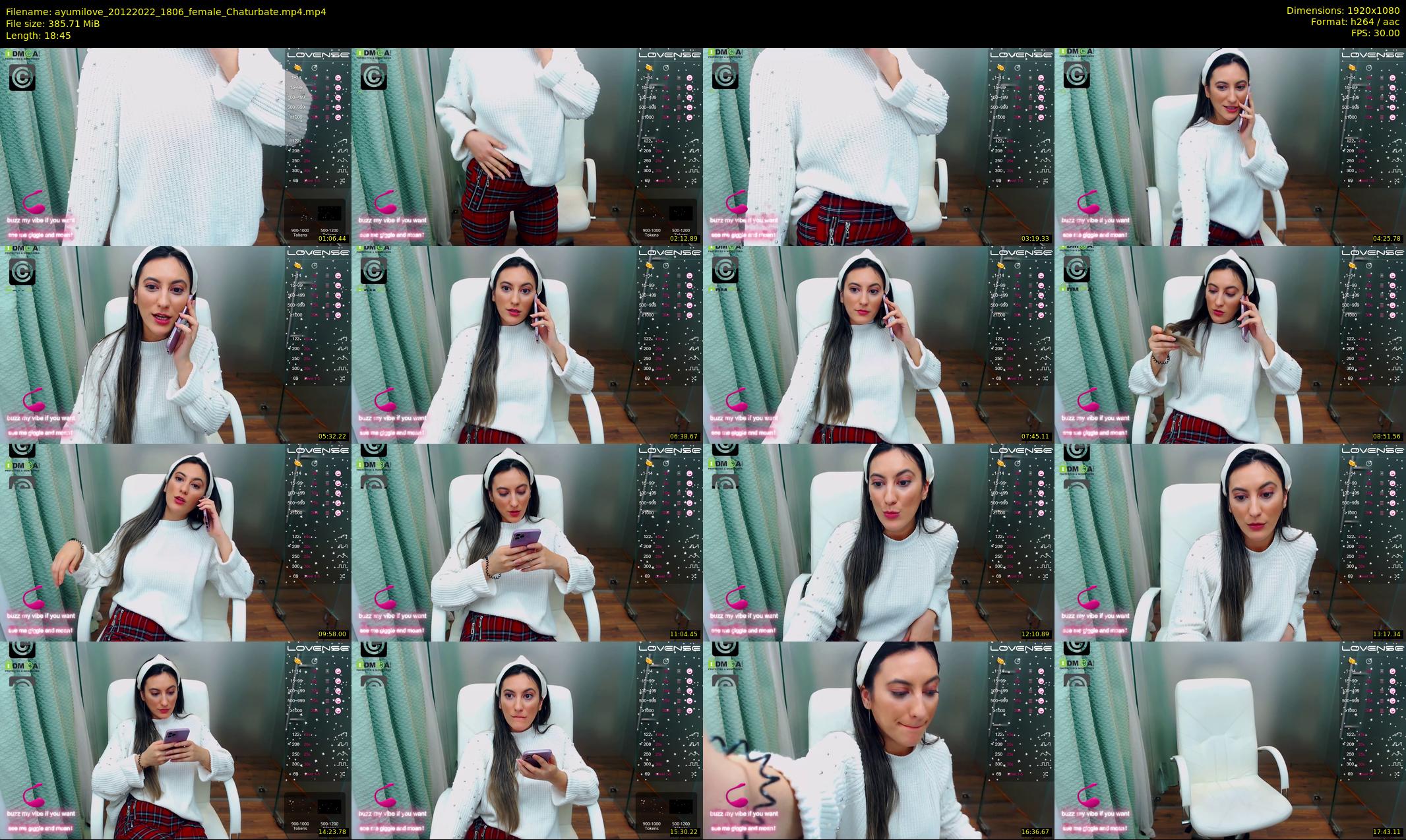 ayumilove — 19 minute Chaturbate female cam show recording, 1080p, Dec 20, 2022
