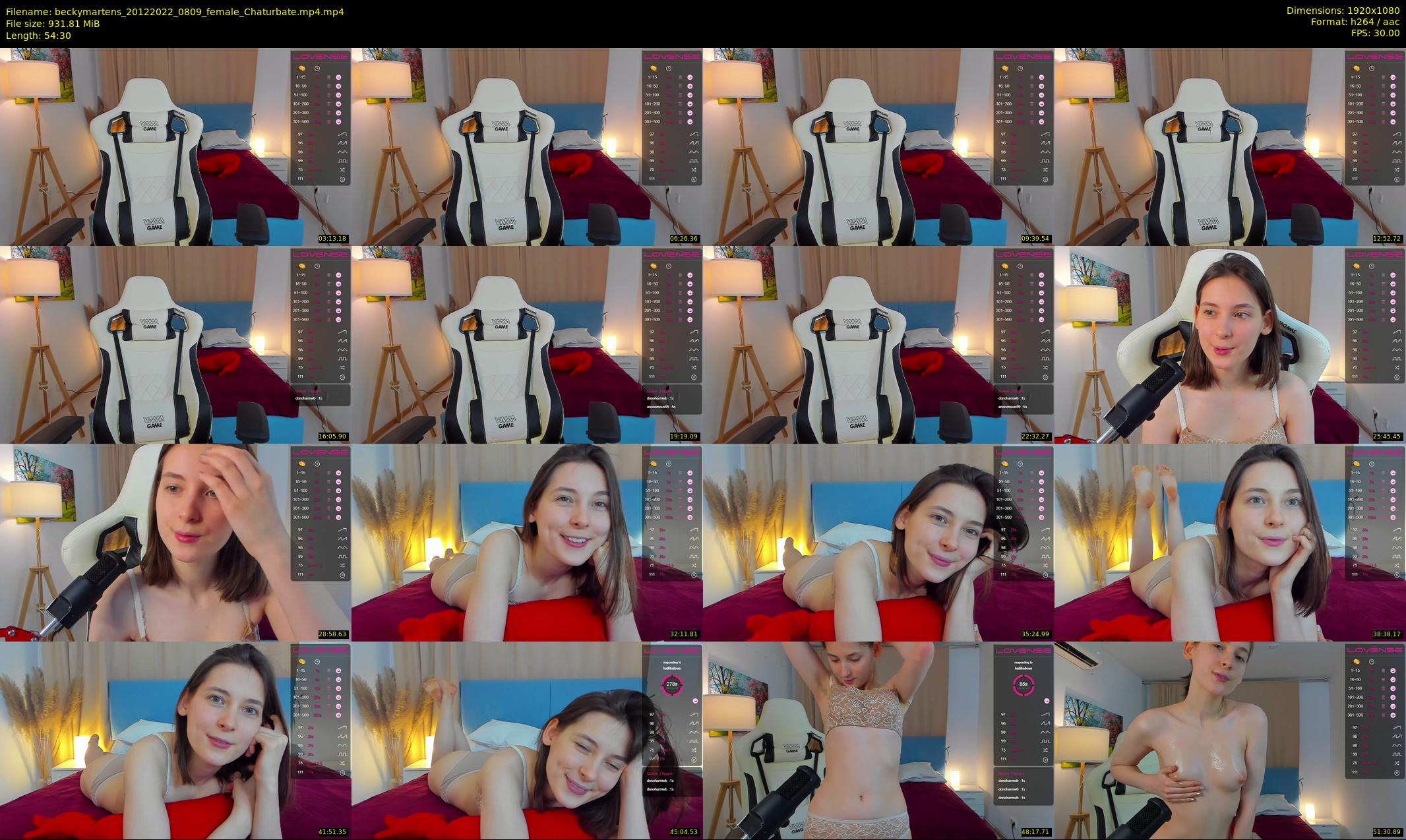 beckymartens — 55 minute Chaturbate female cam show recording, 1080p, Dec 20, 2022