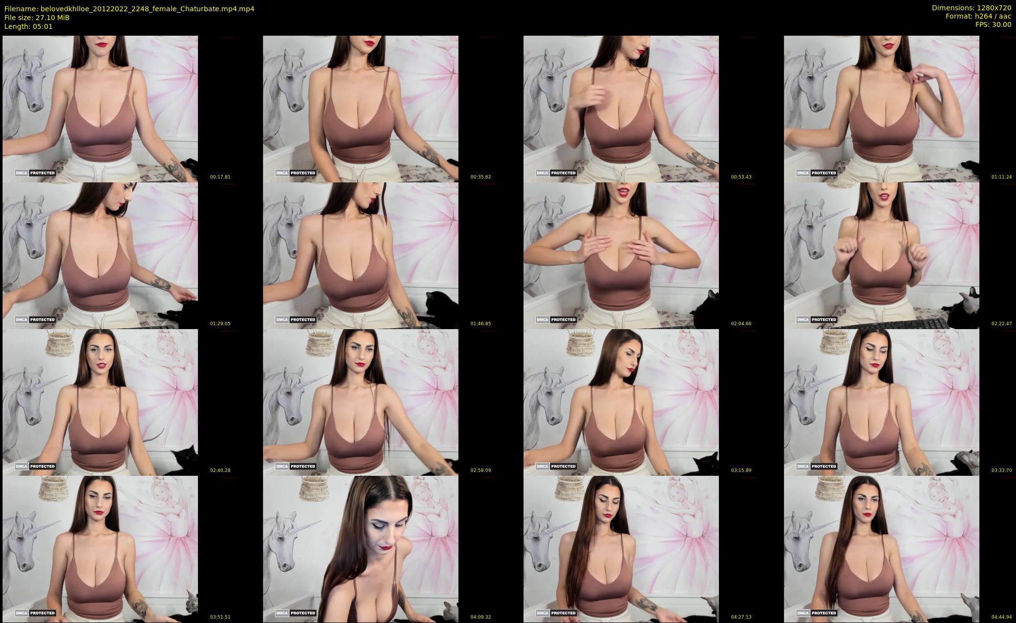 belovedkhlloe — 6 minute Chaturbate female cam show recording, 720p, Dec 20, 2022