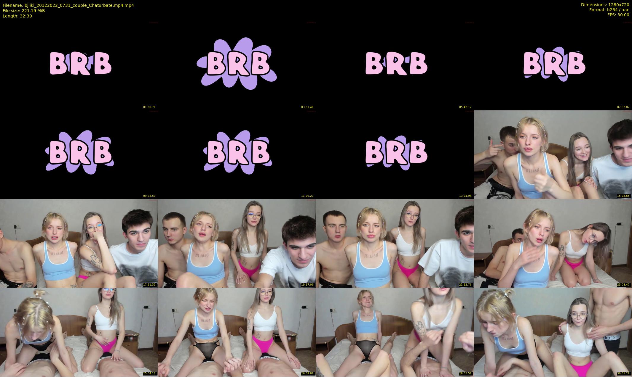 bjliki — 33 minute Chaturbate couple cam show recording, 720p, Dec 20, 2022
