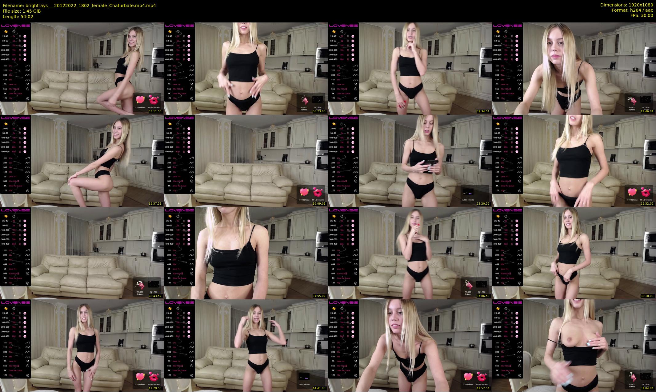 brightrays__ — 55 minute Chaturbate female cam show recording, 1080p, Dec 20, 2022